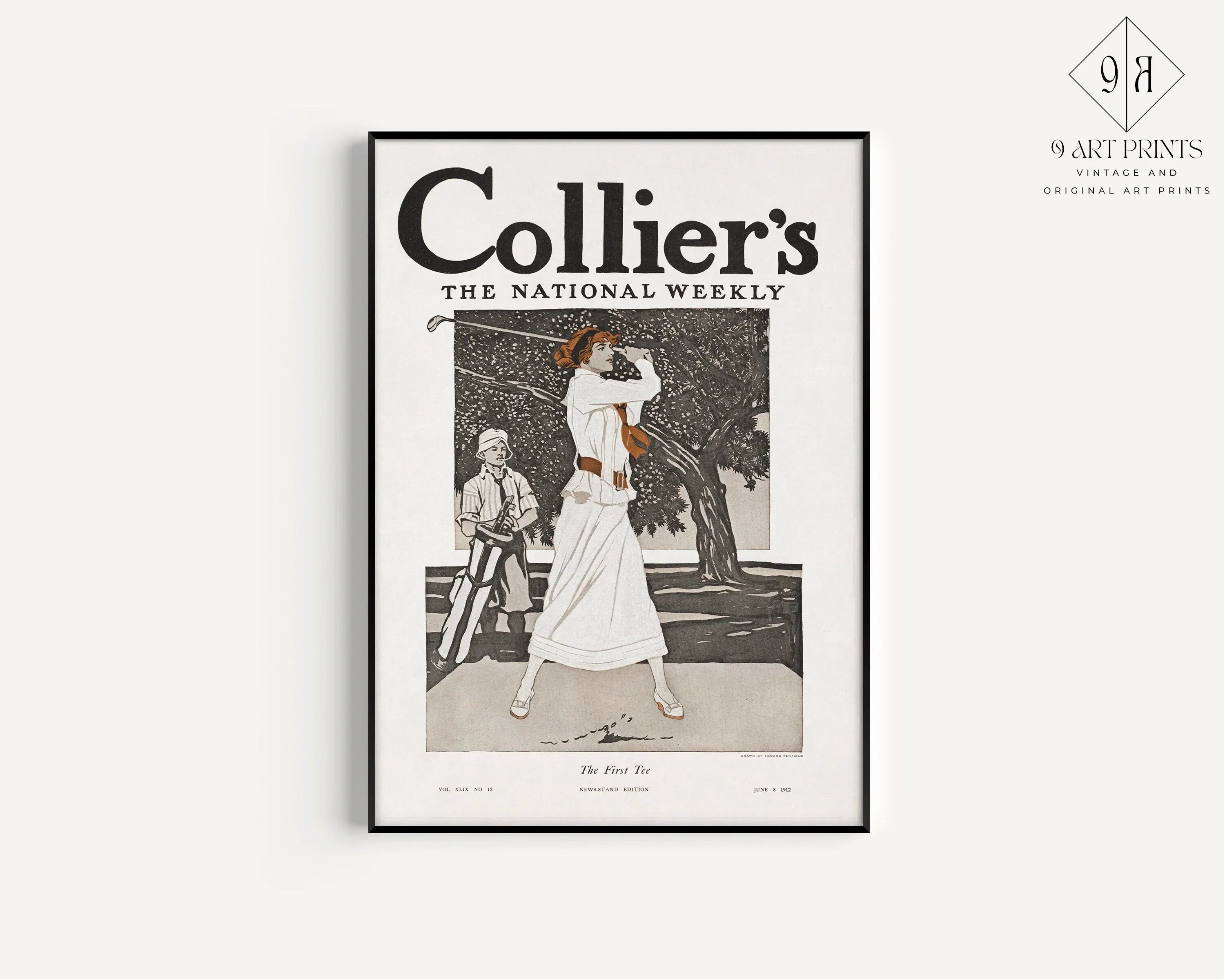 Gallery Wall Set of 9 Art Prints | Neutral White Matisse, Leo Gestel, Picasso, Mondrian, Kandinsky (available framed or unframed)