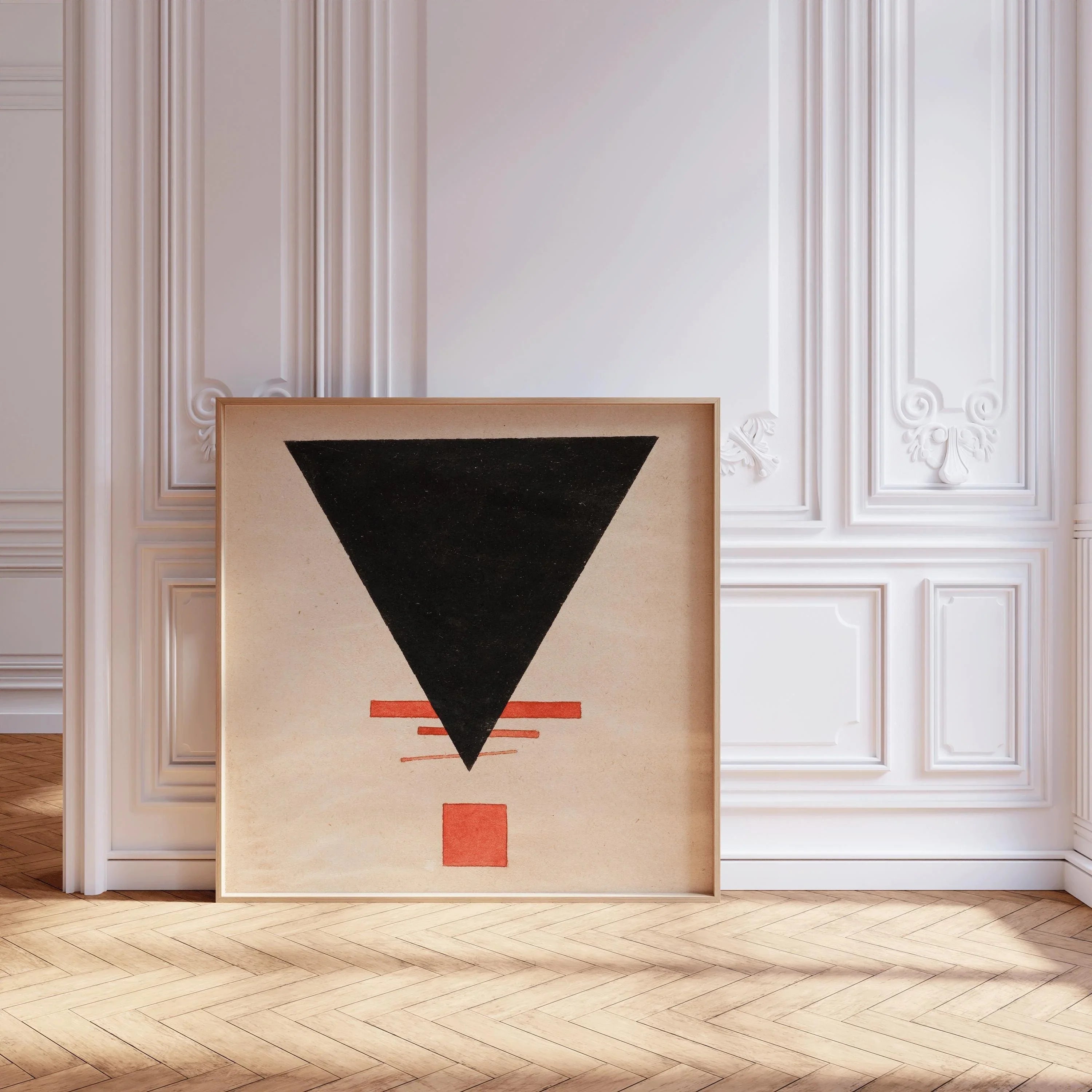 Ilya Chashnik Suprematism Art Print: Vintage Mid - Century Modern Abstract (Giclee) - 9ArtPrints