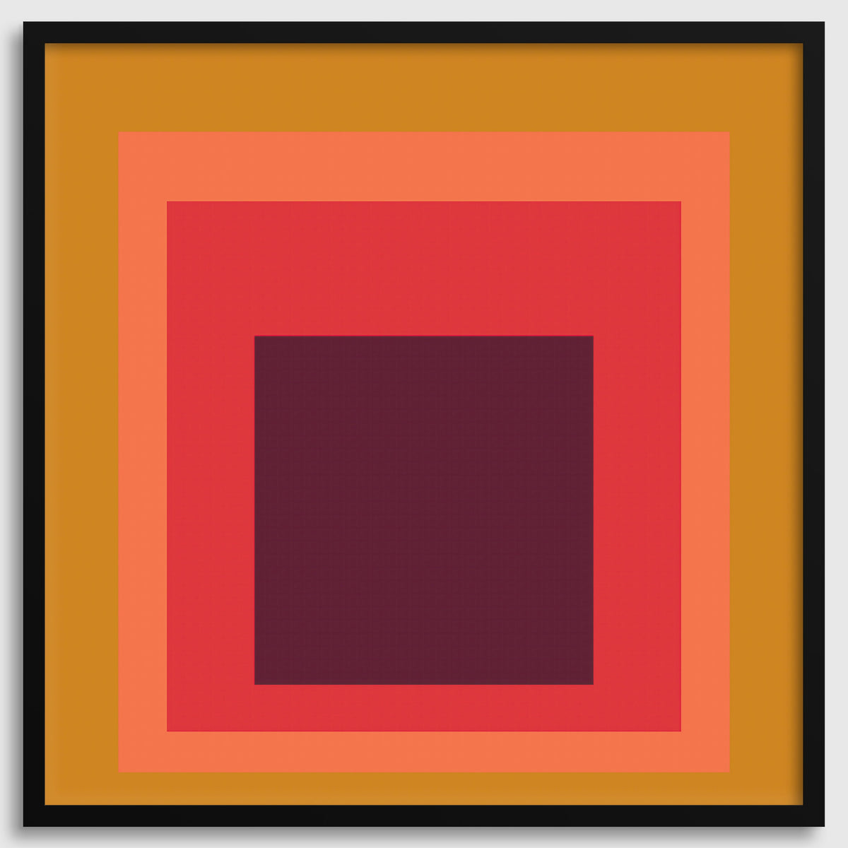 Orange, Connecticut — Homage to the Square | Mid-Century Modern Art Print