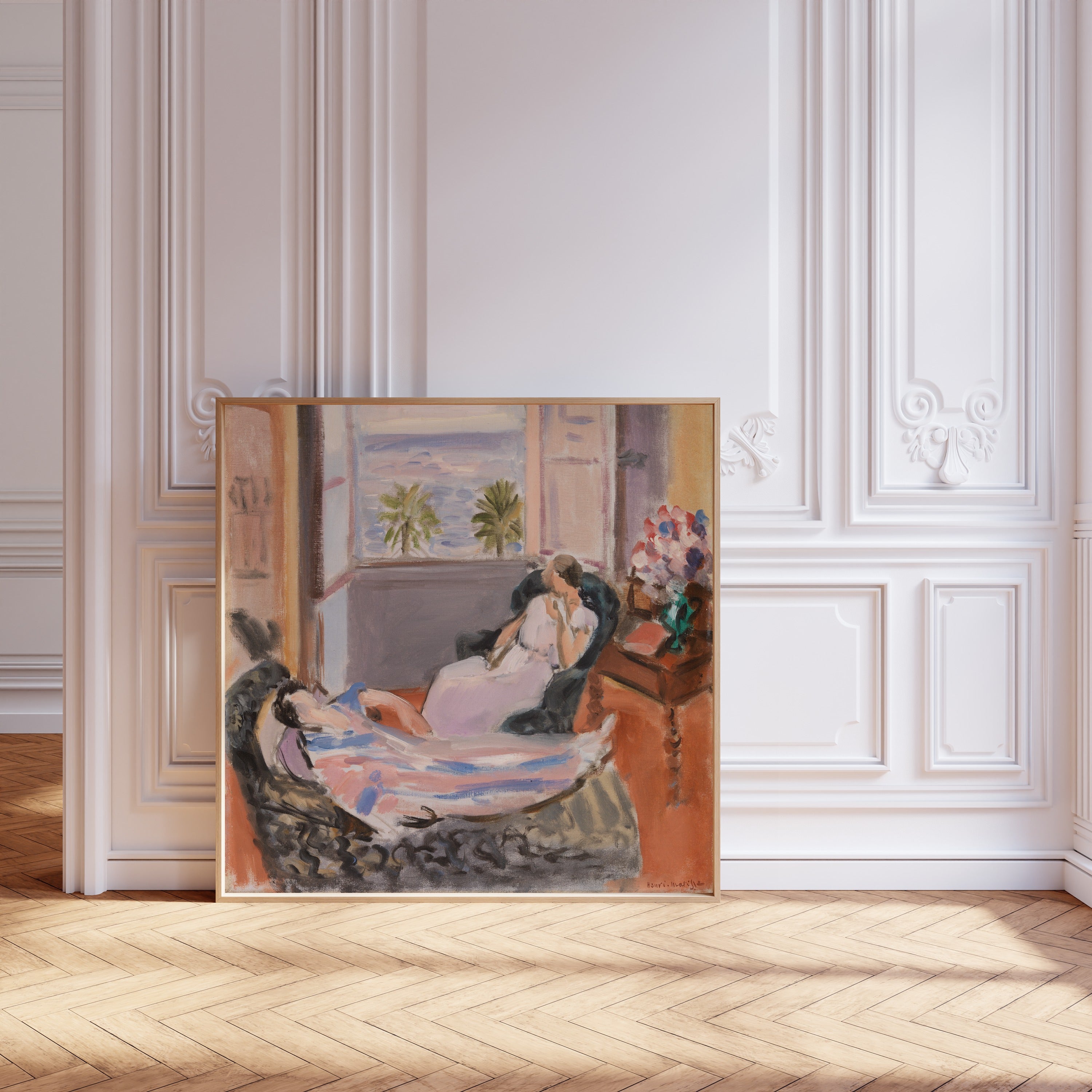 Henri Matisse — Interior with Two Figures, Open Window | Fine Art Print