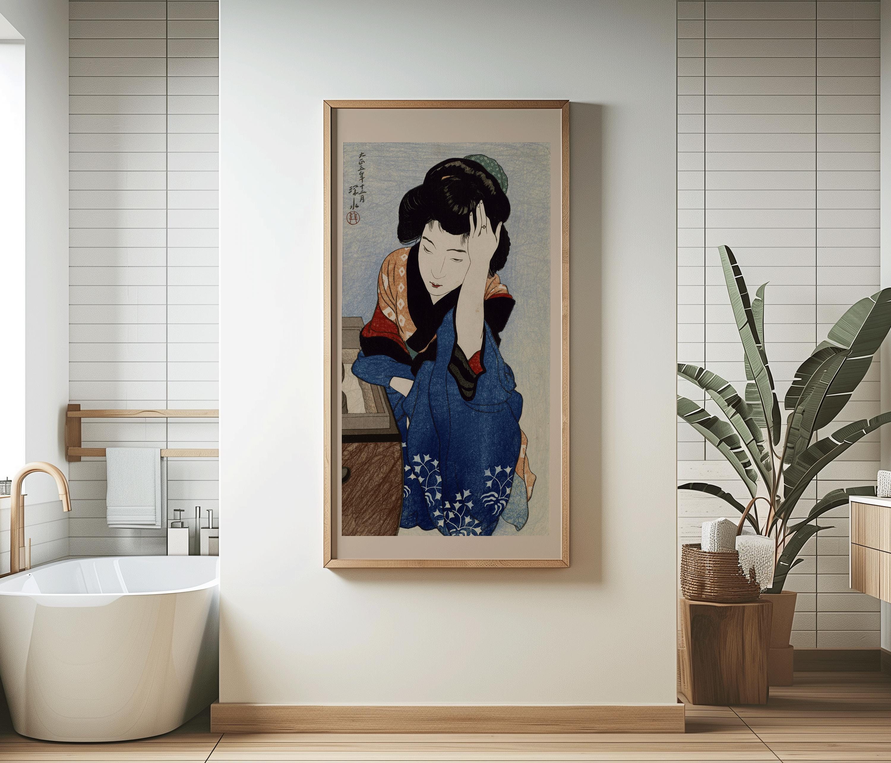Ito Shinsui Courtesan Art Print: Vintage Japanese Woman Portrait - 9ArtPrints