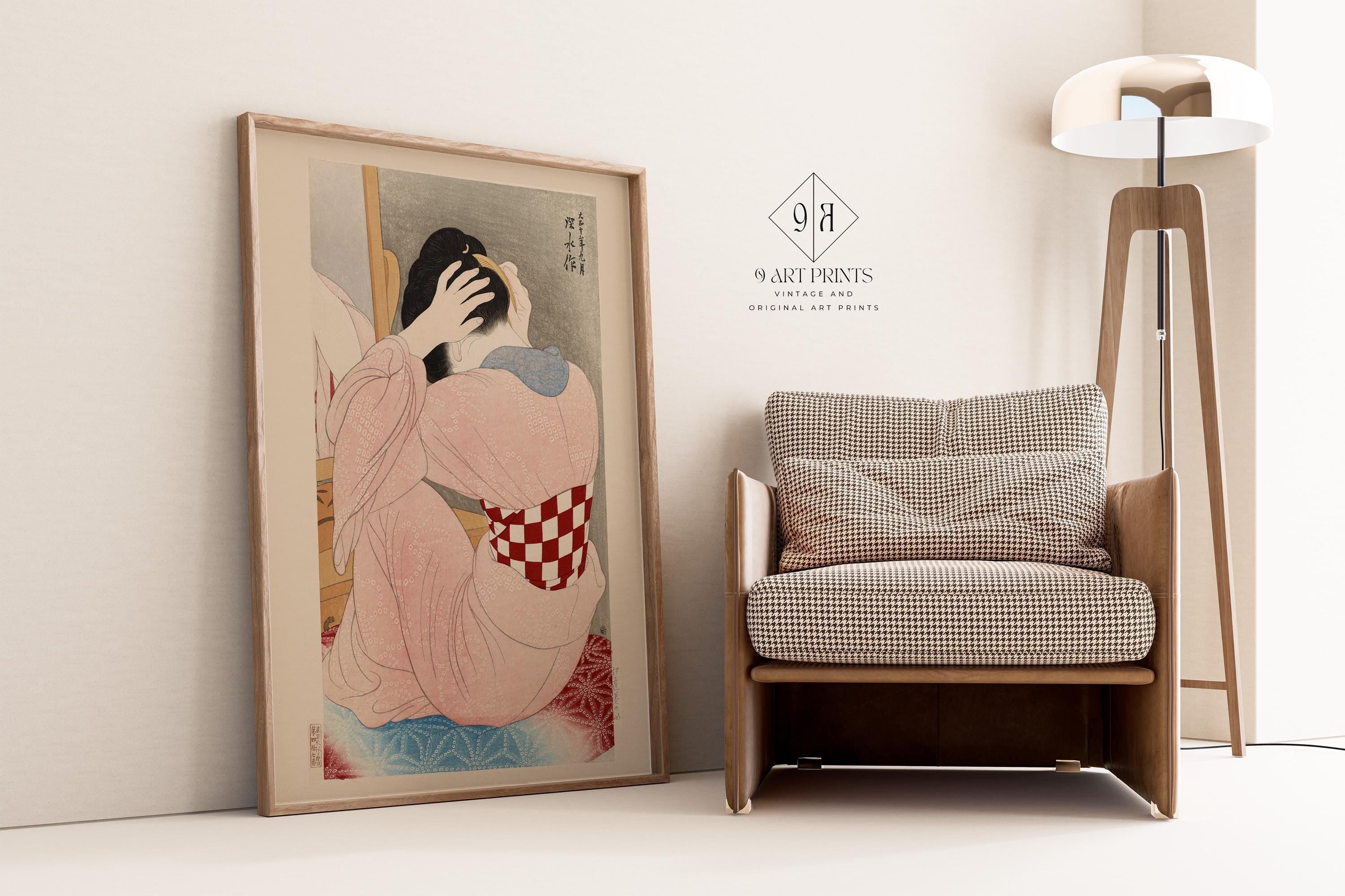 Ito Shinsui – The Pink Kimono | PREMIUM GICLÉE PRINT | Vintage Japanese Woodblock Art (available handframed or unframed) - 9ArtPrints