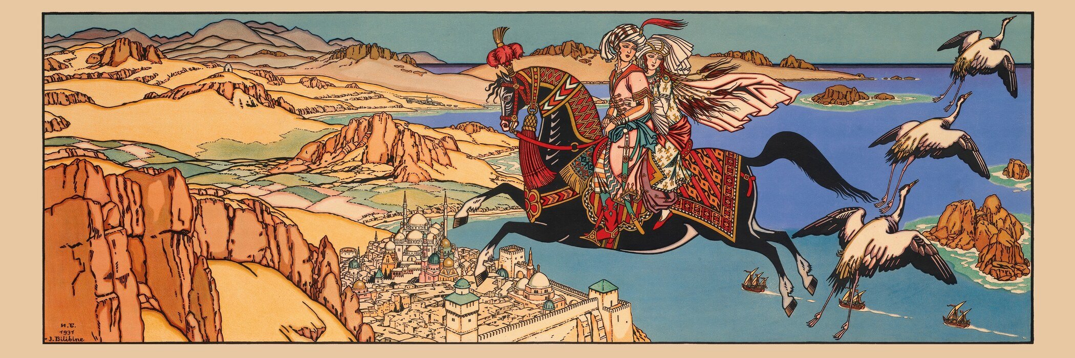 Ivan Bilibin — A Thousand and One Nights | Fine Art Print - 9ArtPrints