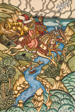 Ivan Bilibin — It doesn’t look like ‘Maria Morevna’ (1913–1918) | Russian Fairy Tale Print