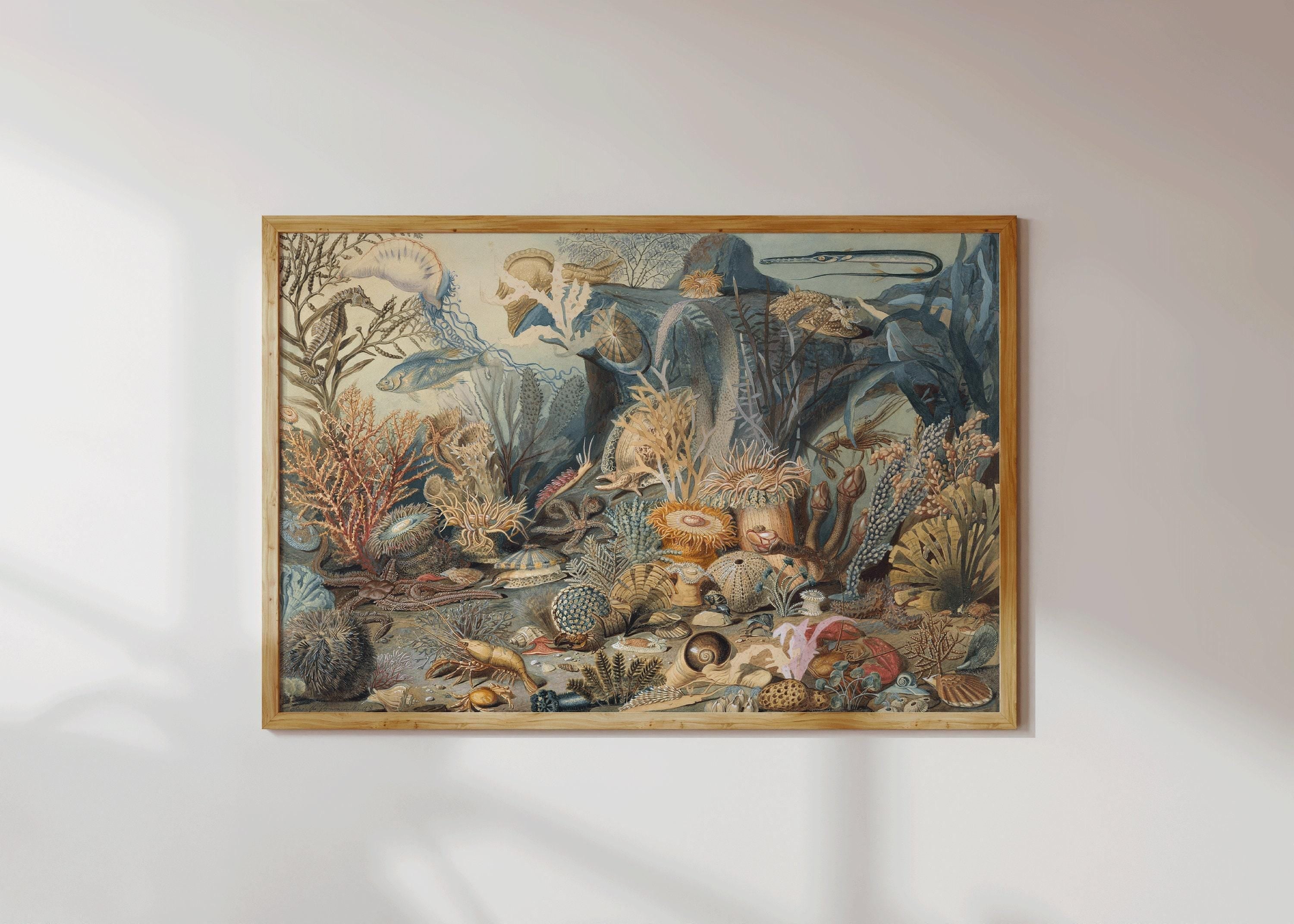 James M. Somerville - Ocean Life | Famous Art