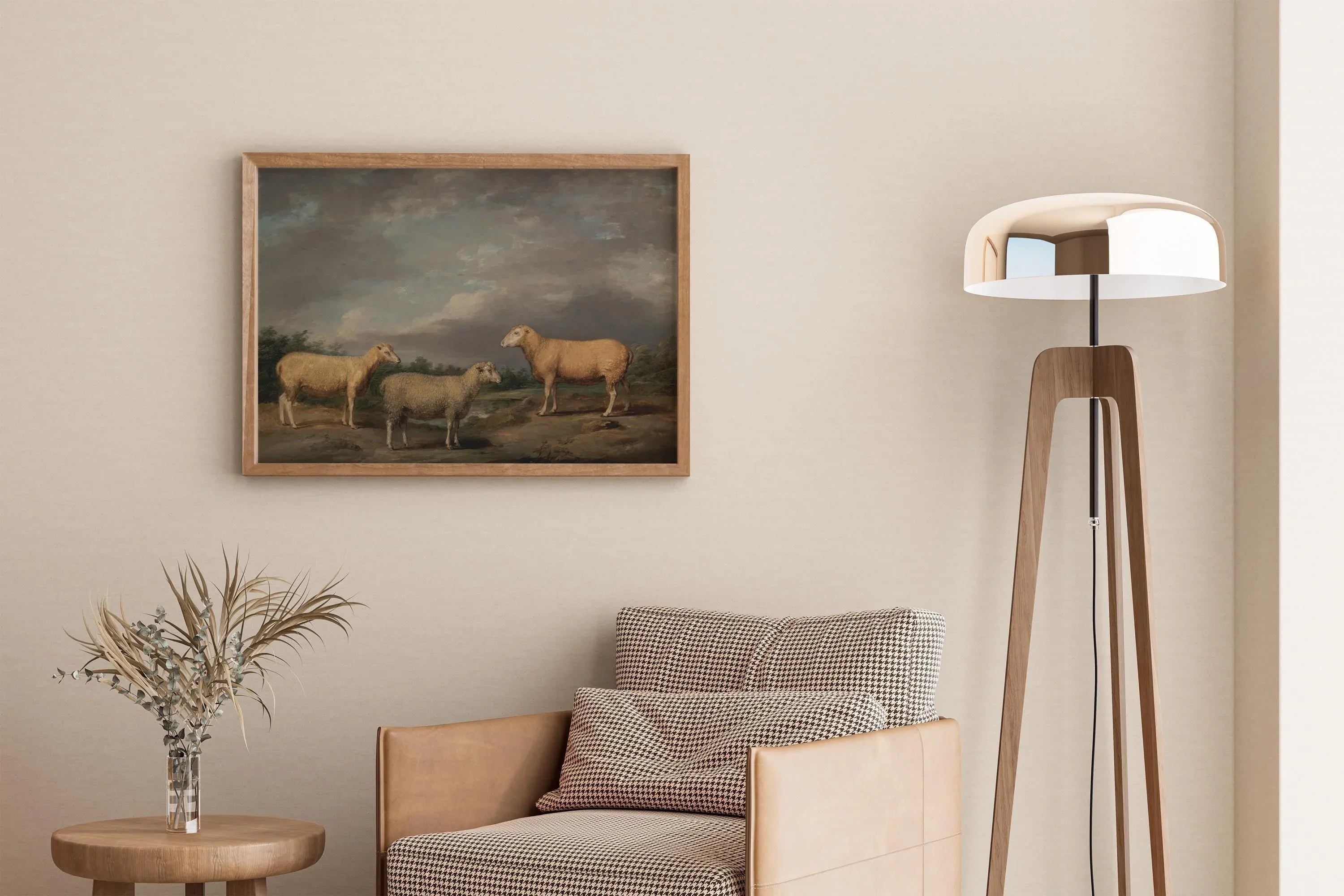 James Ward - Ryelands Sheep | Famous Moody Landscape Art (available handramed or unframed) - 9ArtPrints