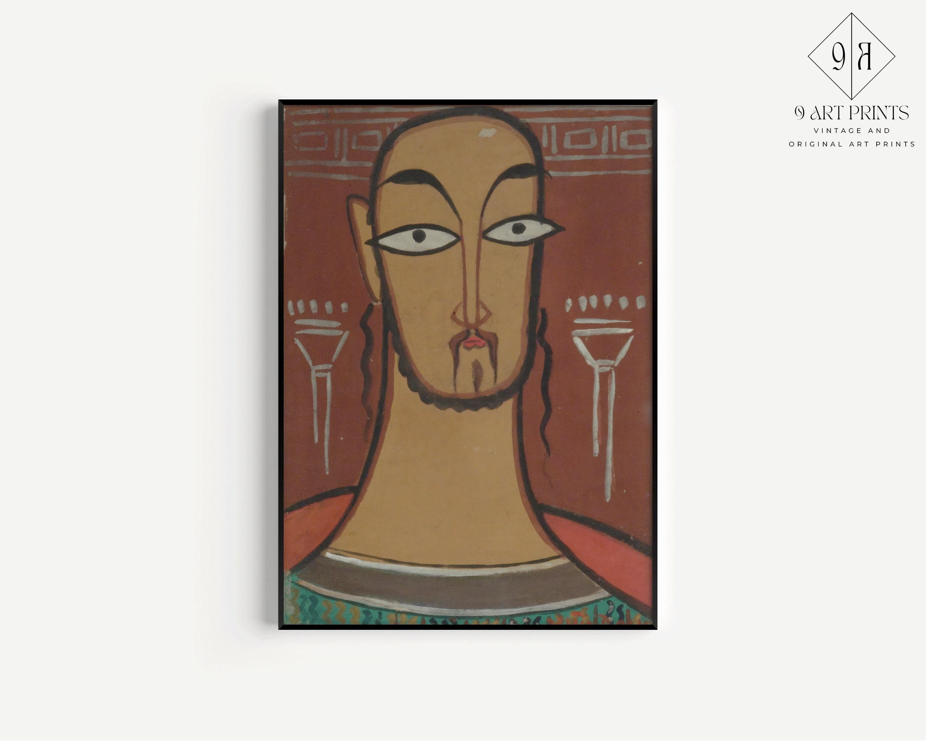Jamini Roy - Christ (Jishu) | Bengali Art