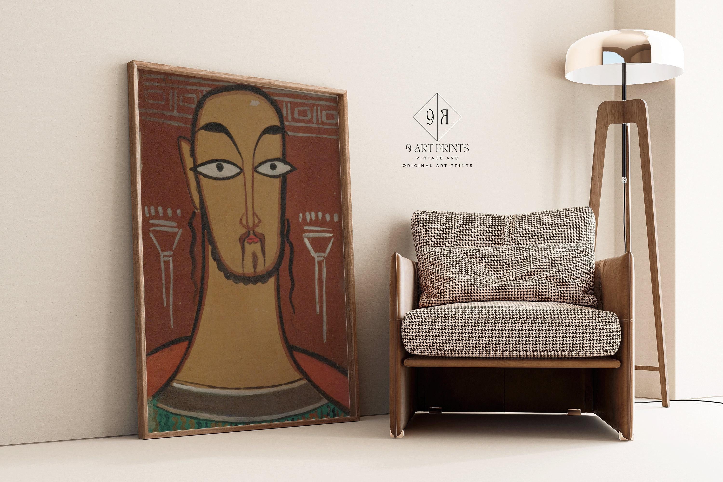Jamini Roy - Christ (Jishu) | Bengali Art