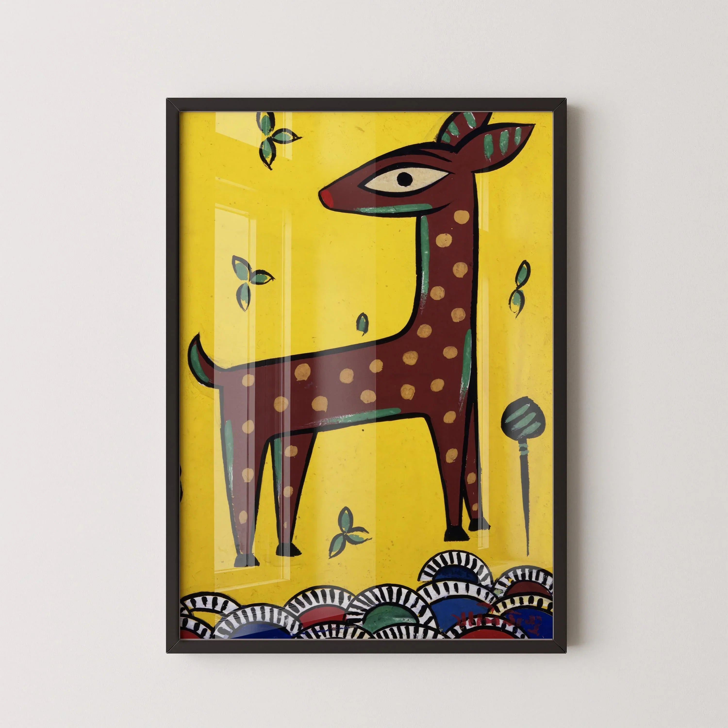 Jamini Roy - Fawn (Horinchhana) | Bengali Art