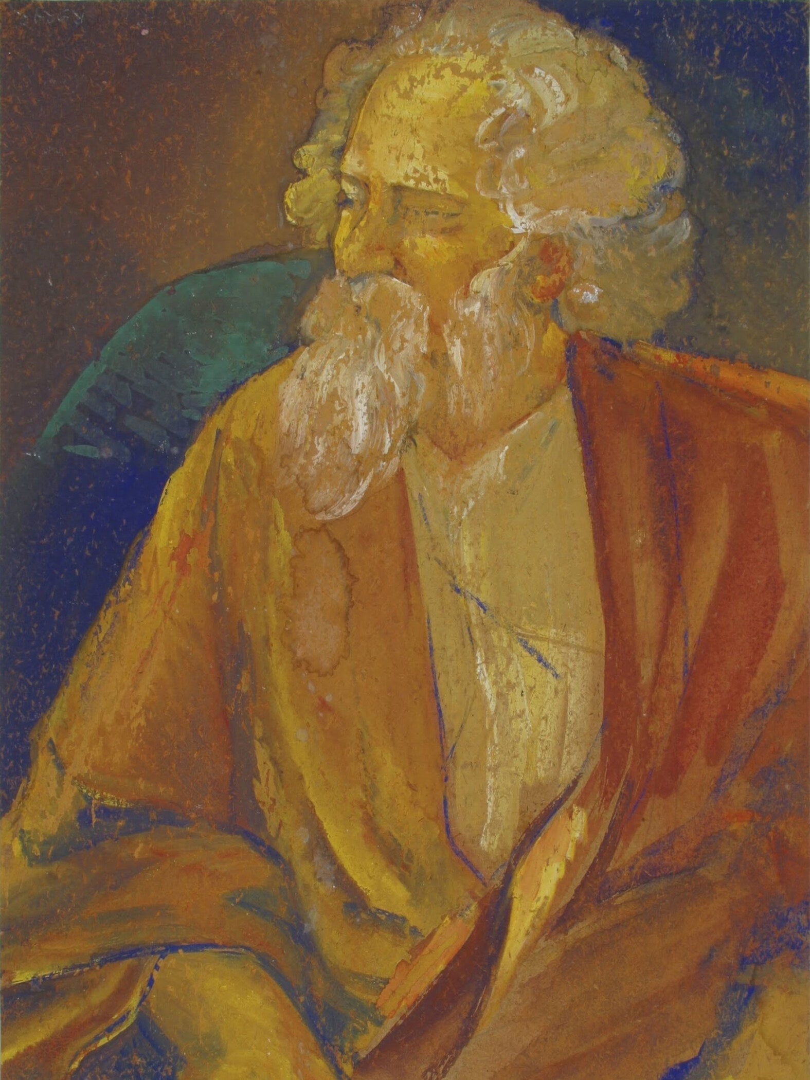 Jamini Roy — Rabindranath Tagore | Fine Art Print - 9ArtPrints
