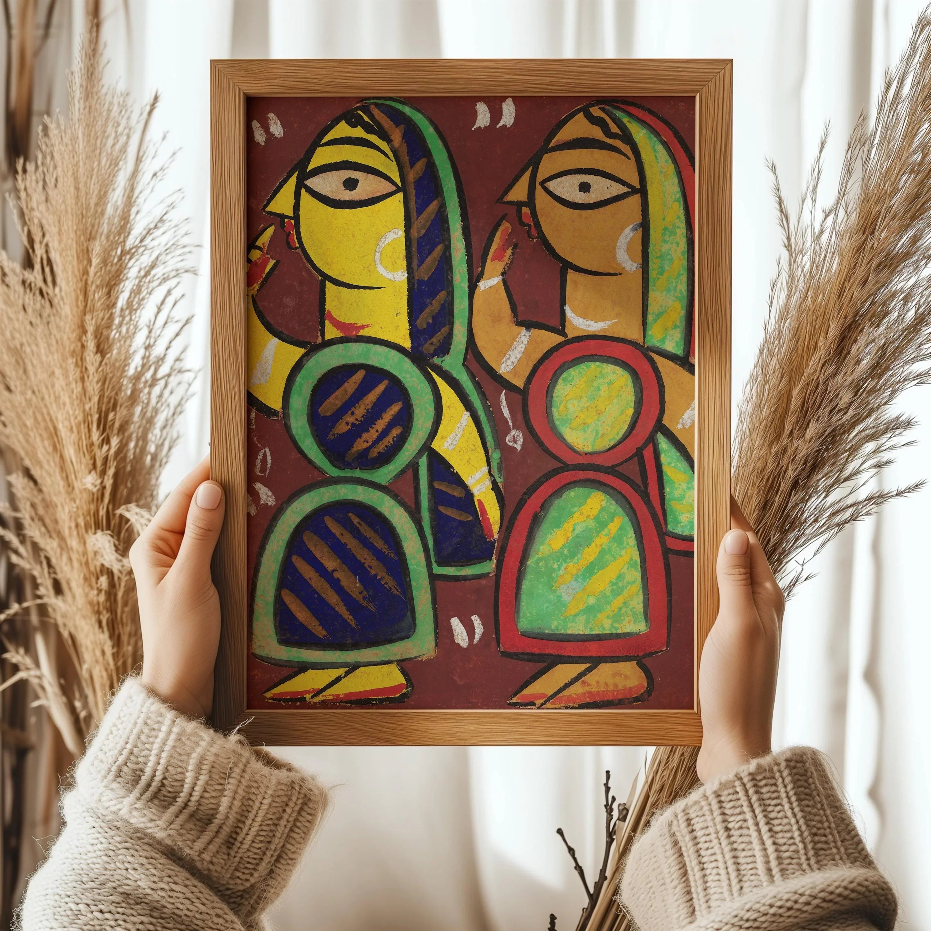 Jamini Roy - Untitled | Famous Bengali (West Bengal, India) Art