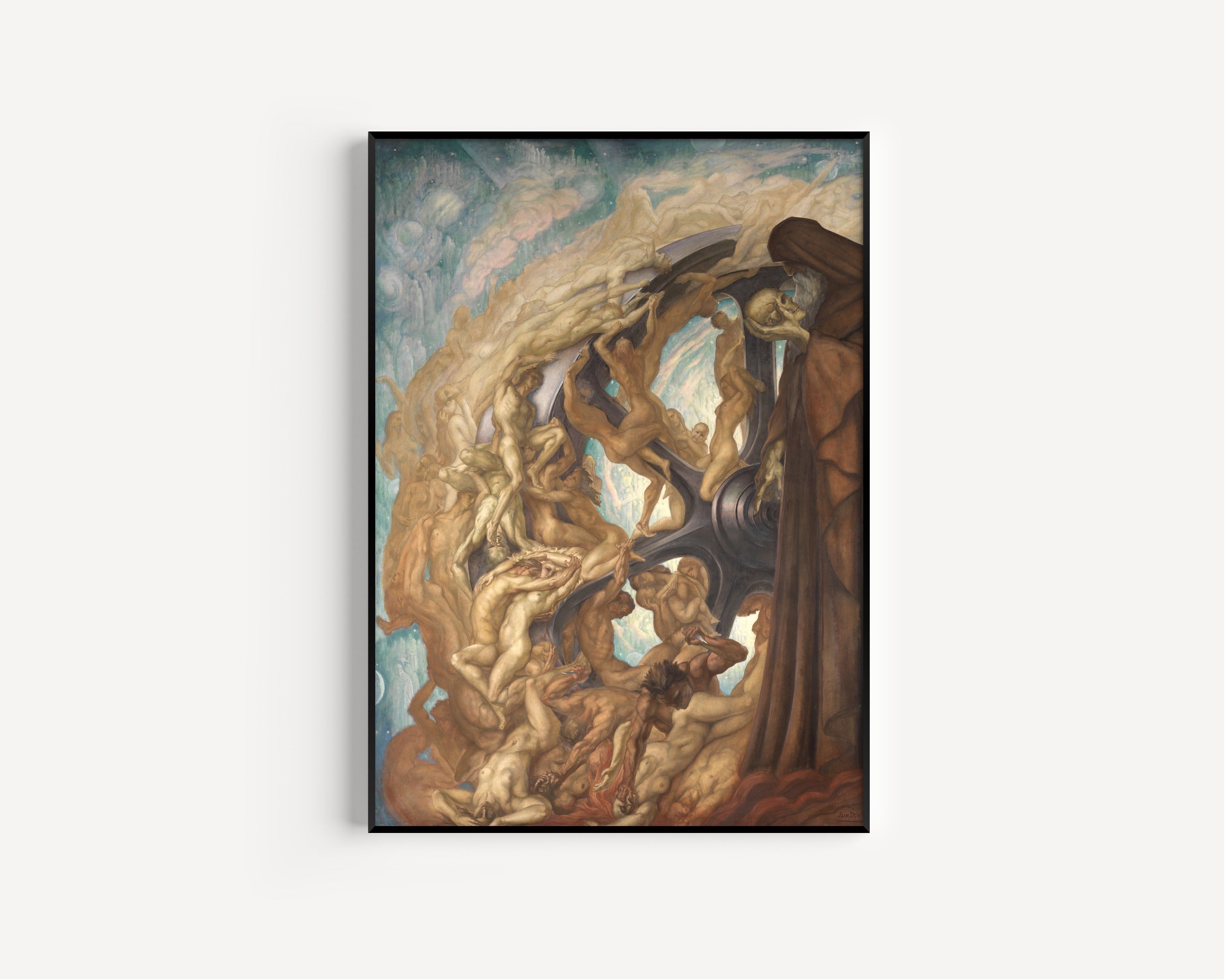 Jean Delville — La Roue du Monde (The Wheel of the World) | Fine Art Giclée Print - 9ArtPrints