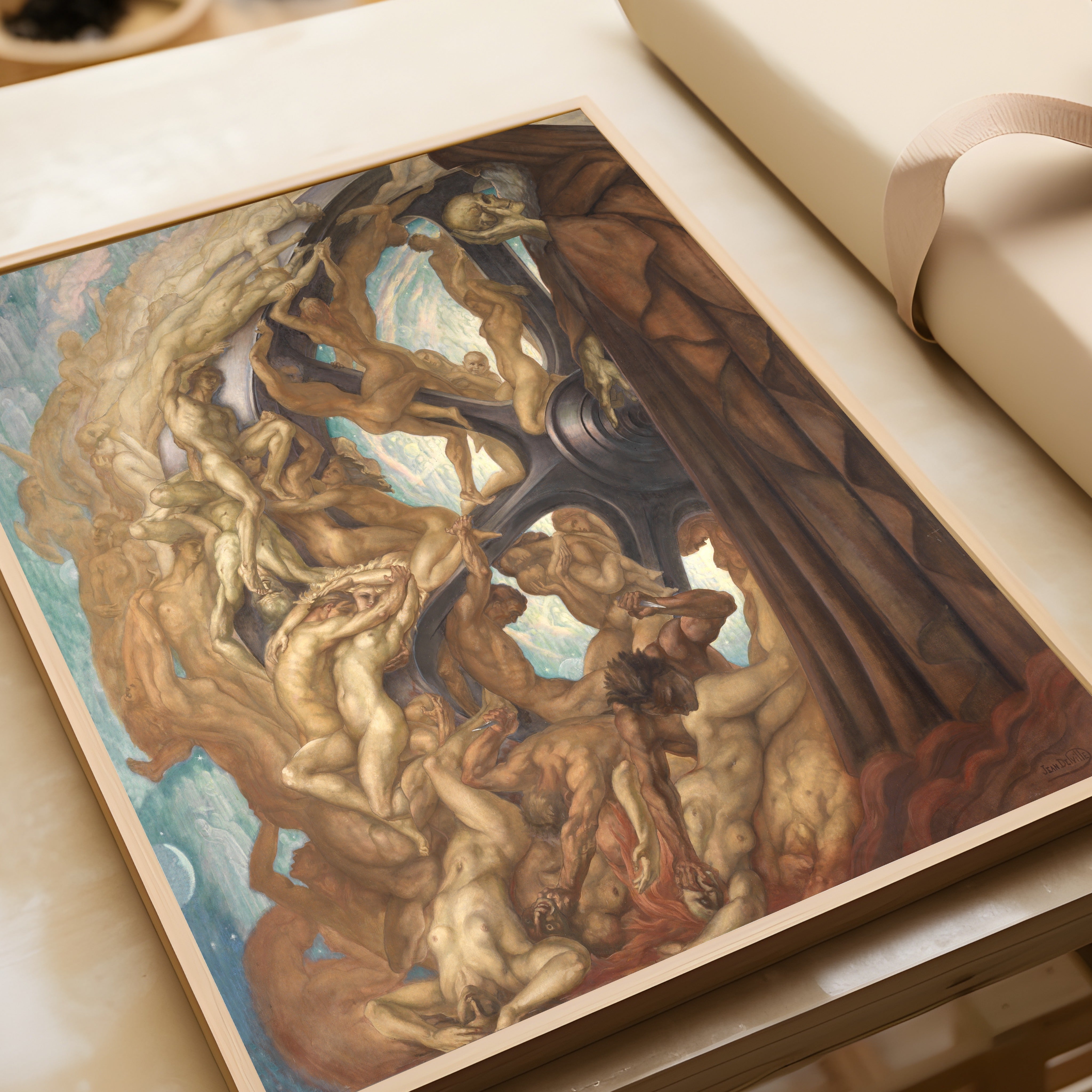 Jean Delville — La Roue du Monde (The Wheel of the World) | Fine Art Giclée Print - 9ArtPrints