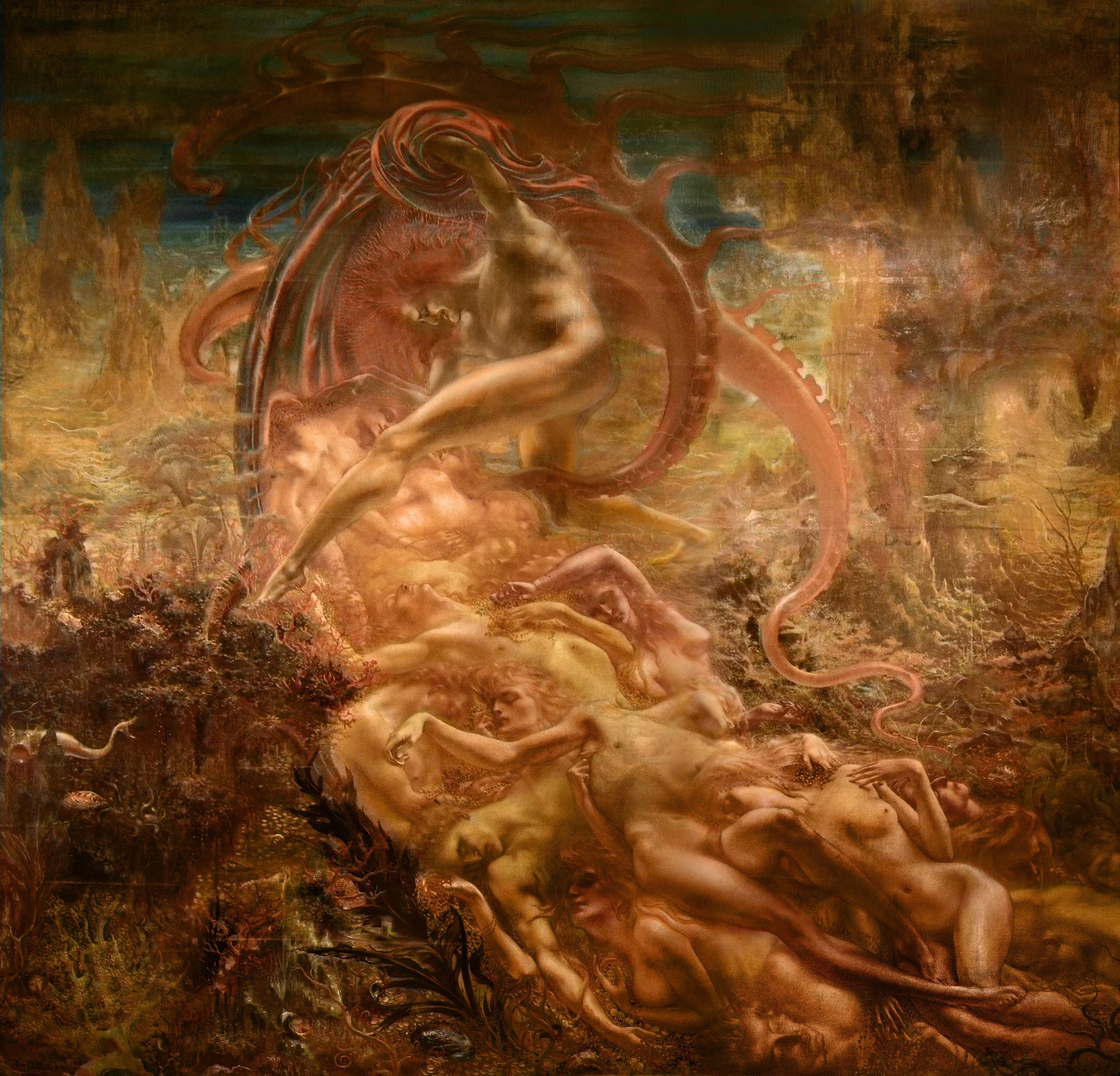 Jean Delville — The Treasures of Satan | Fine Art Giclée Print - 9ArtPrints