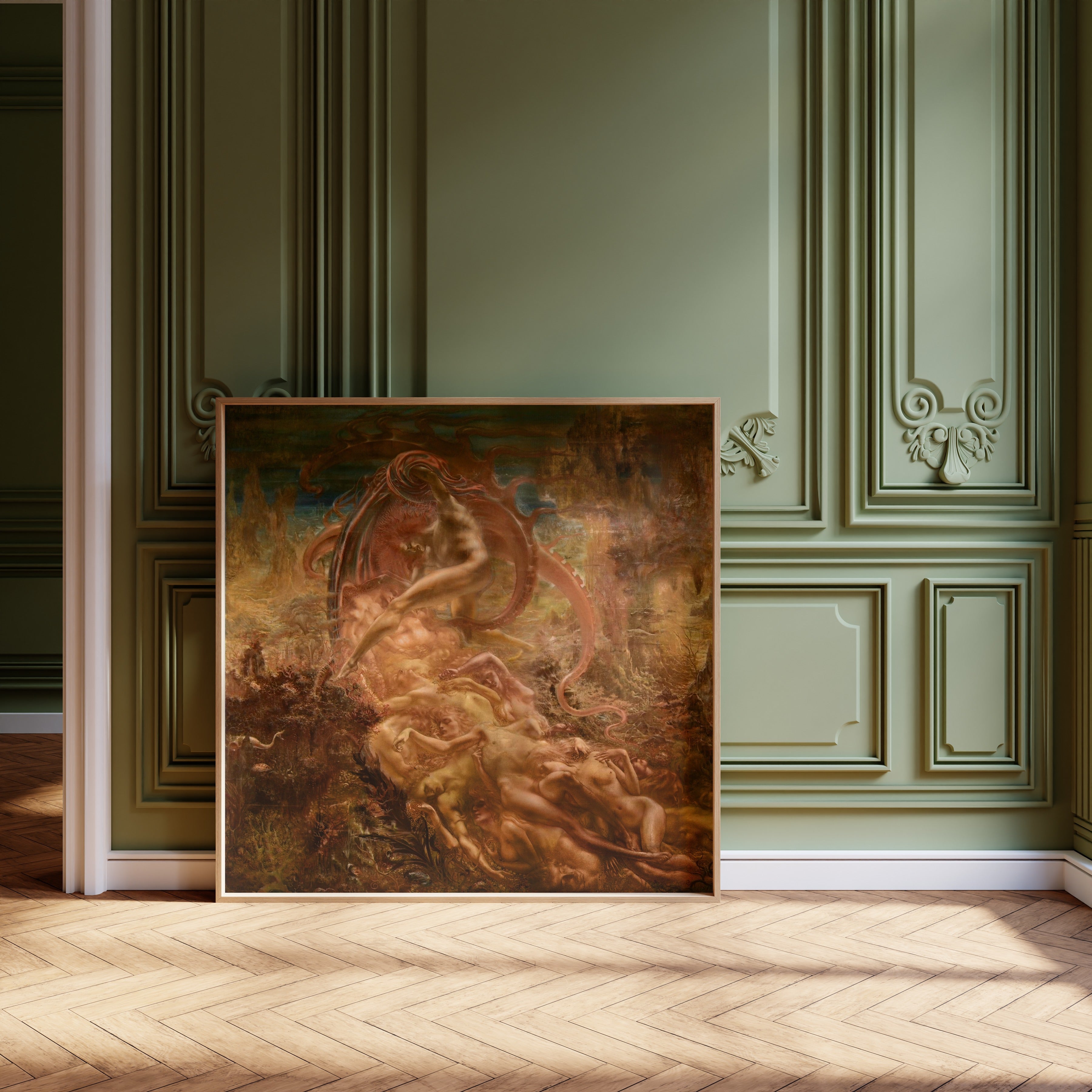 Jean Delville — The Treasures of Satan | Fine Art Giclée Print - 9ArtPrints