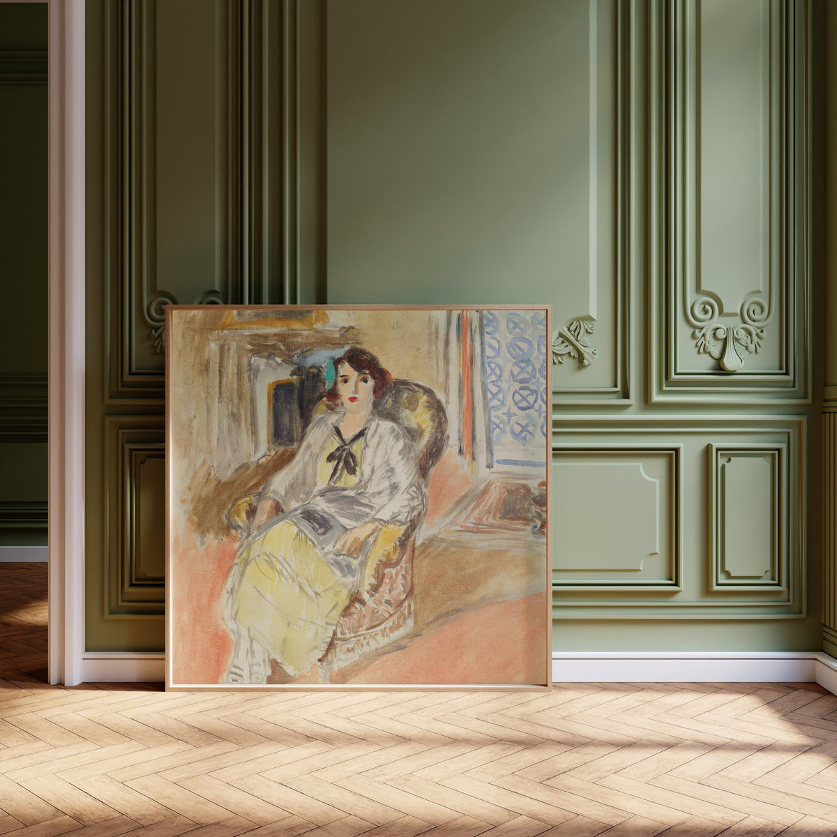 Henri Matisse — Seated Girl, Yellow Dress | Fine Art Print