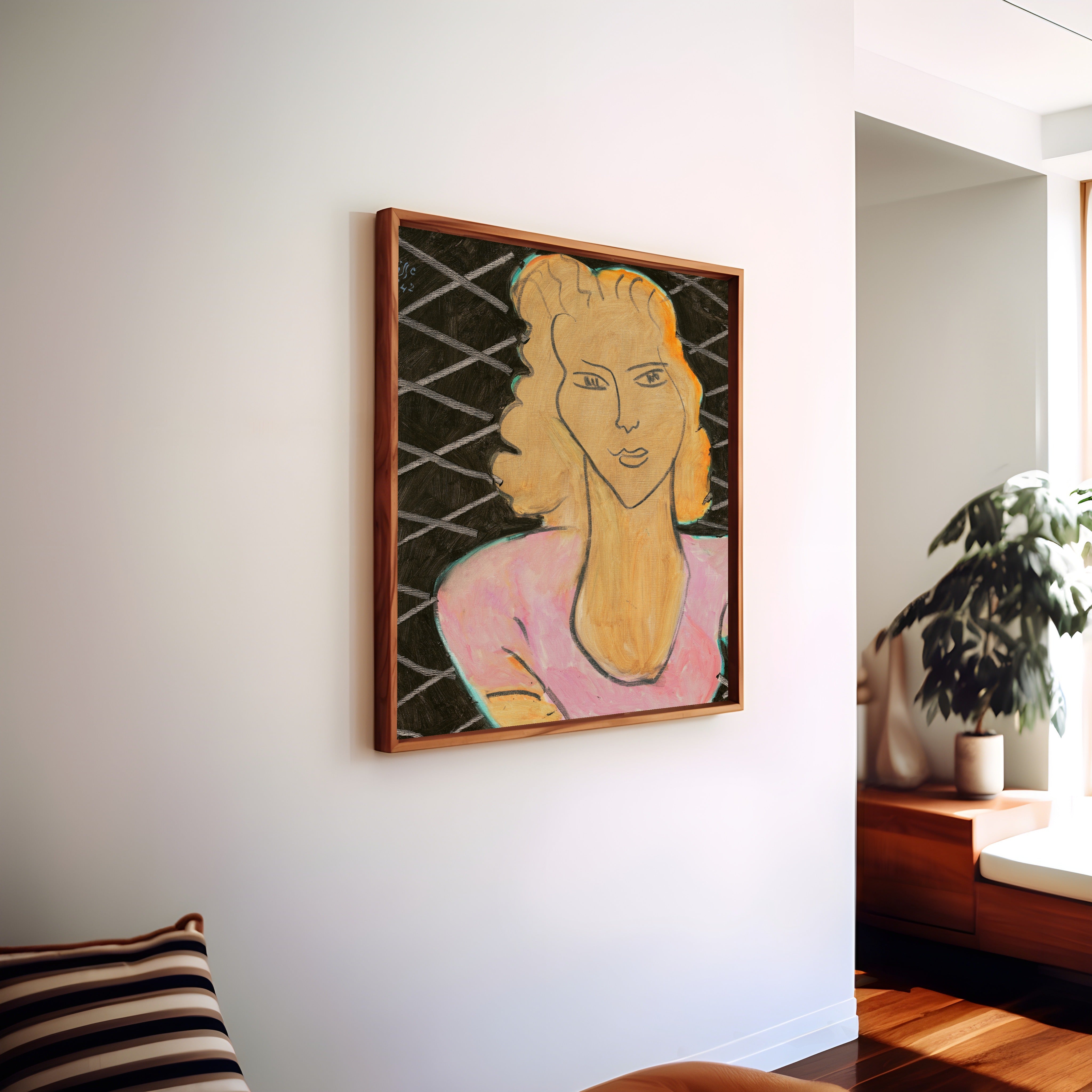 Henri Matisse — Girl in a Pink Dress | Fine Art Print