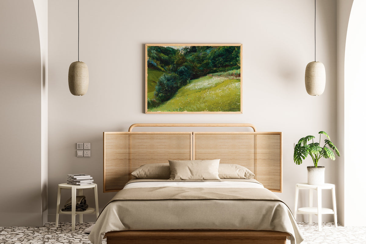 Joaquín Sorolla — Field in Asturias, San Esteban de Pravia | Fine Art Print - 9ArtPrints