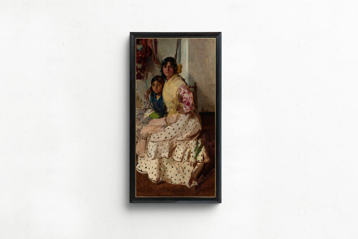 Joaquín Sorolla — Pepilla the Gypsy and Her Daughter | Fine Art Print - 9ArtPrints
