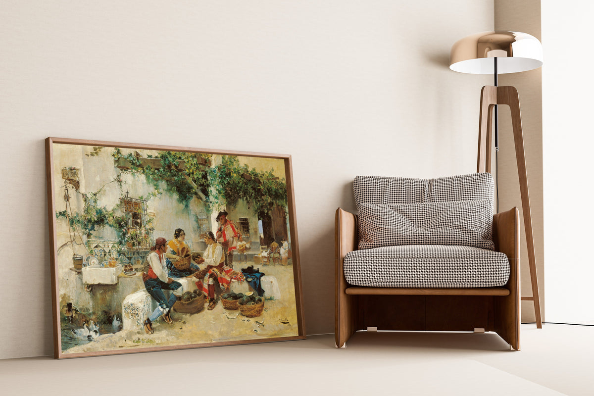Joaquín Sorolla — Selling Melons | Fine Art Print - 9ArtPrints