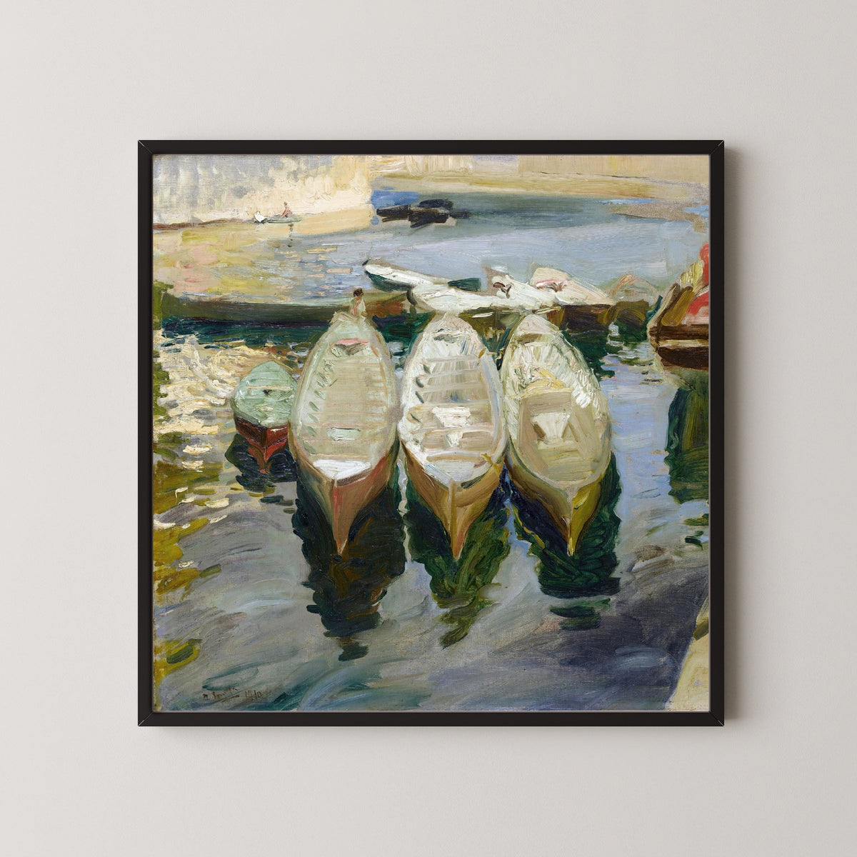 Joaquín Sorolla — The Basque Port of Guetaria | Fine Art Print
