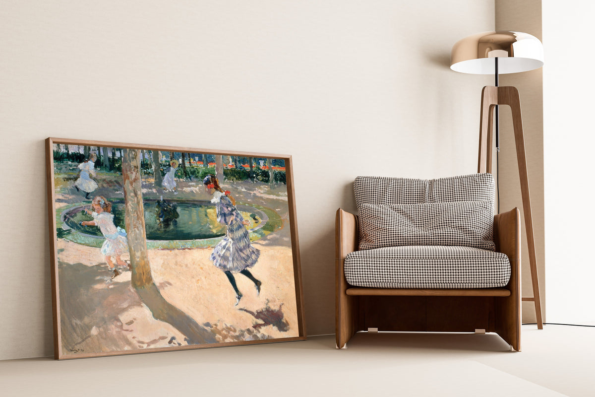 Joaquín Sorolla — The Skipping Rope | Fine Art Print - 9ArtPrints