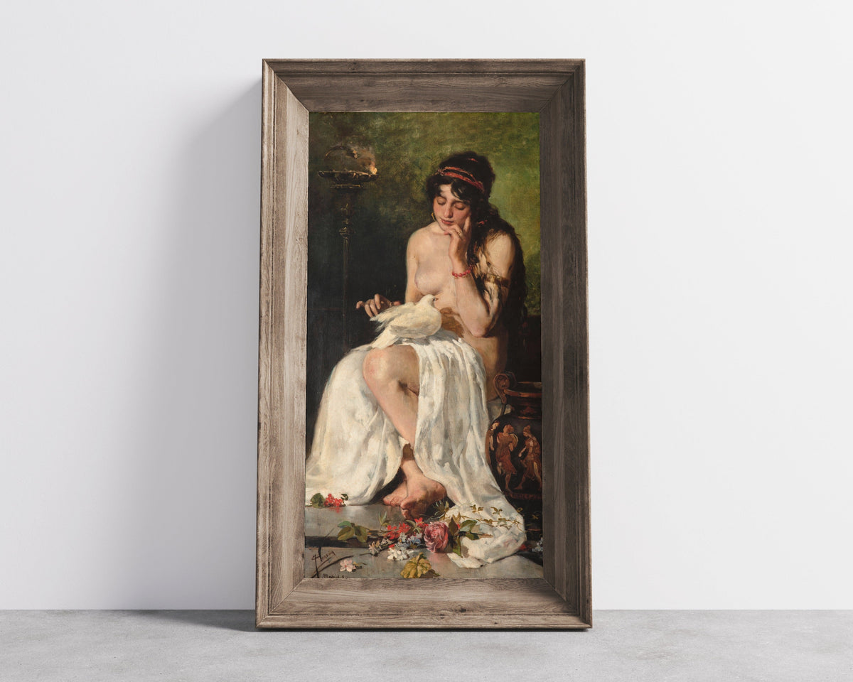 Joaquín Sorolla — The Slave and the Dove | Fine Art Print - 9ArtPrints