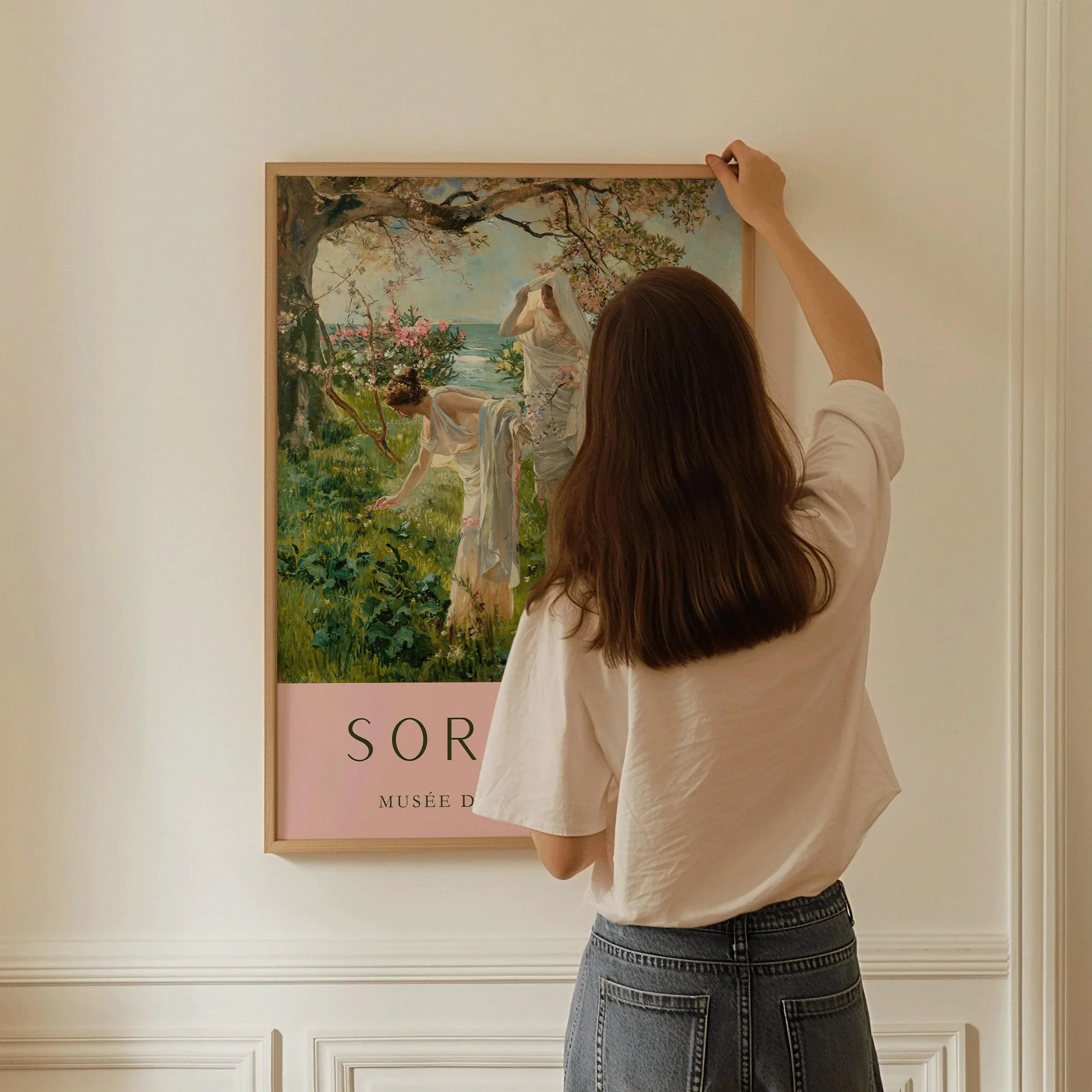 Joaquín Sorolla y Bastida - Greek Girls on the Shore | One of our Most Gorgeous Prints | Classic Spanish Art (available framed or unframed) - 9ArtPrints