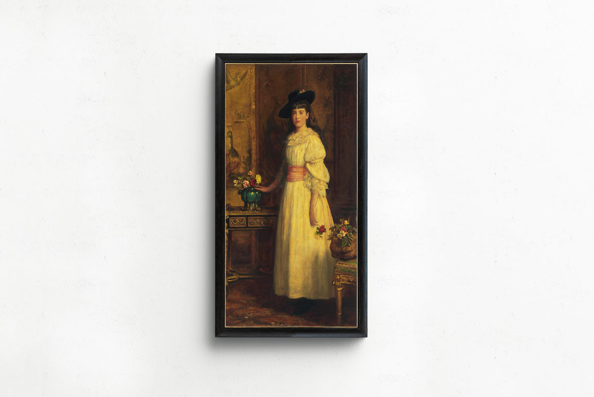 John Everett Millais — Miss Gertrude Vanderbilt | Pre-Raphaelite Art Print