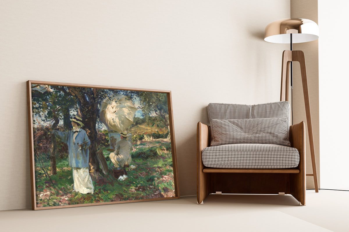John Singer Sargent — The Sketchers | Fine Art Print - 9ArtPrints
