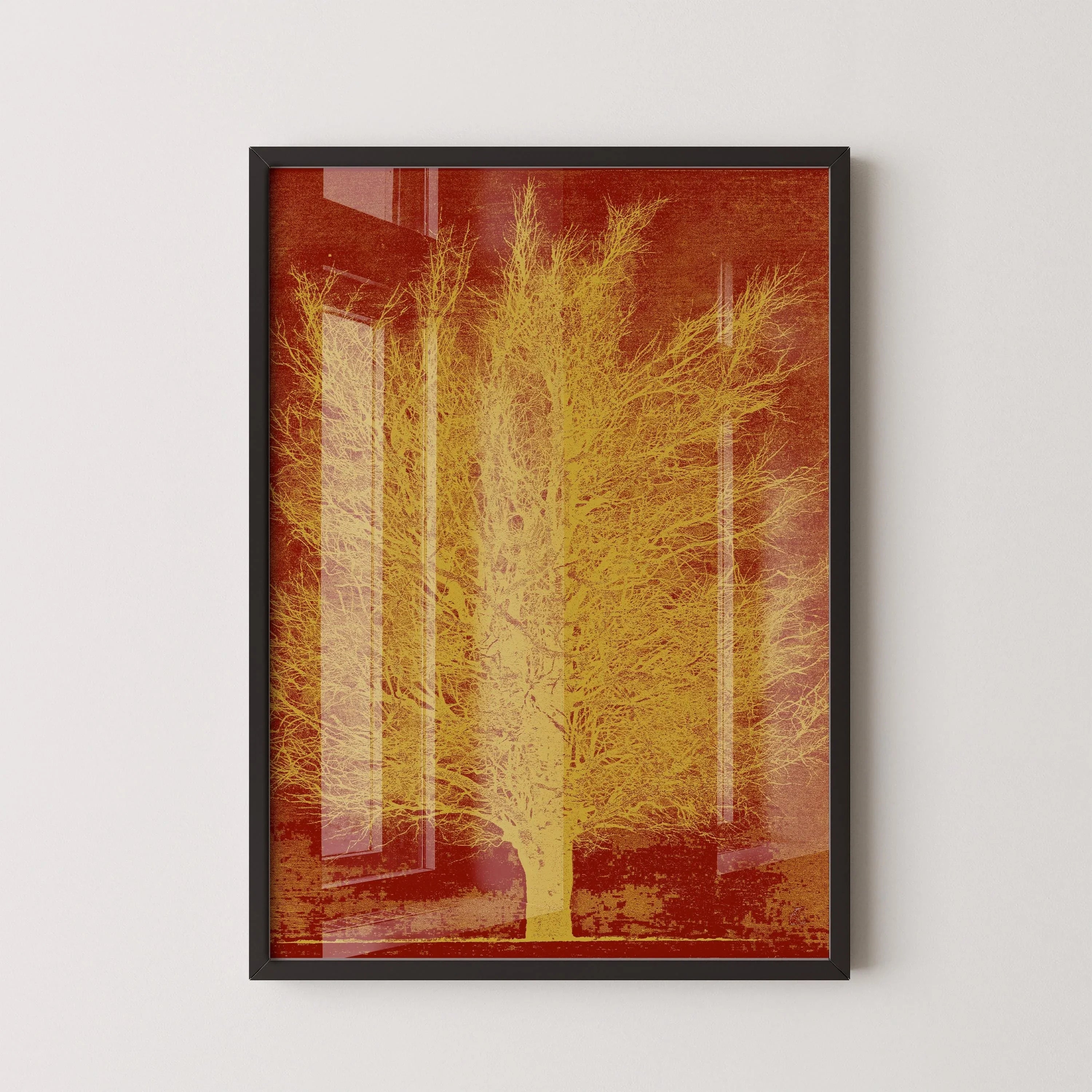 Joichi Hoshi - Gold Tree (Remix) | PRINT | Vintage Japanese Woodblock Art |