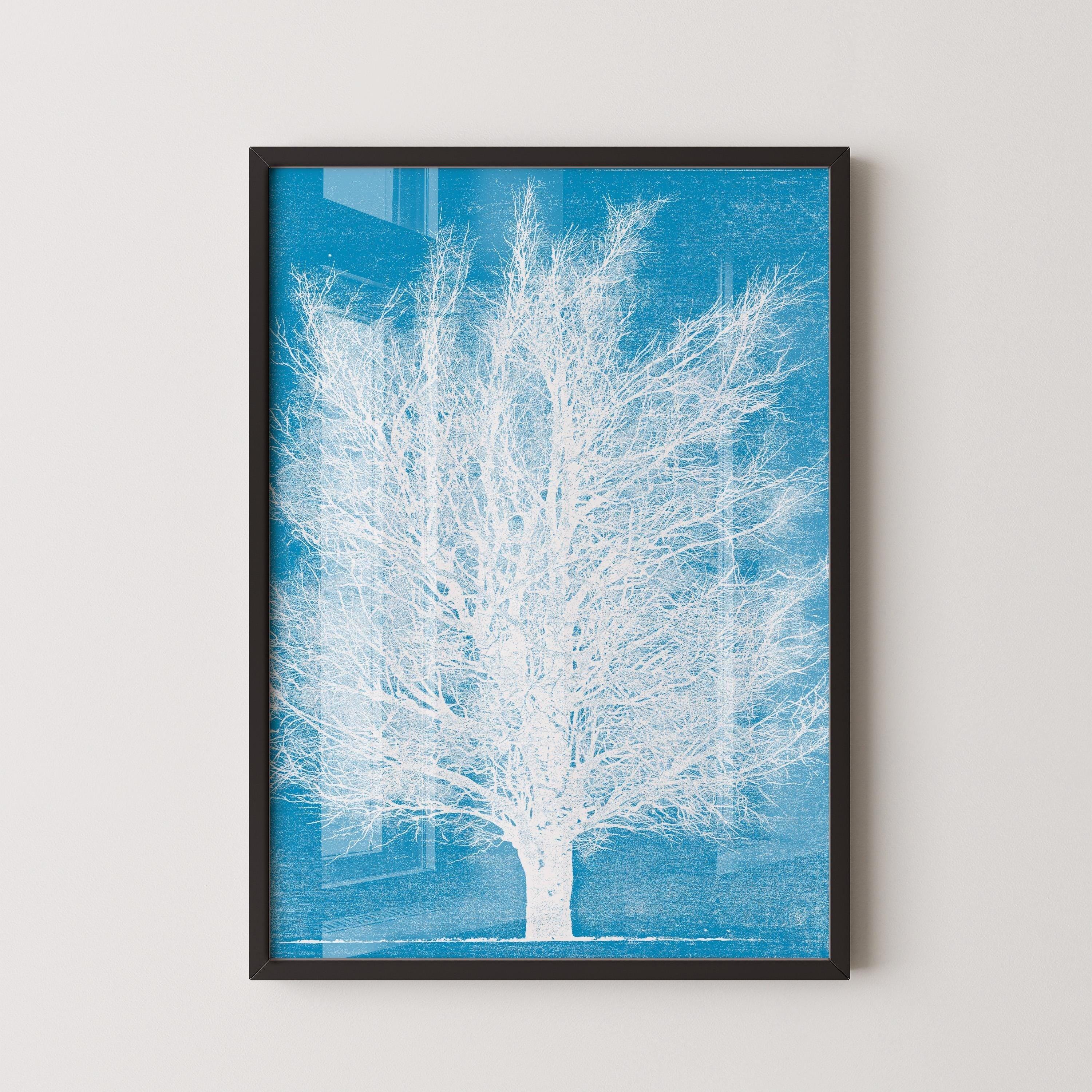 Joichi Hoshi - Ice Tree (Remix) | PRINT | Vintage Japanese Woodblock Art | (available handframed or unframed) - 9ArtPrints