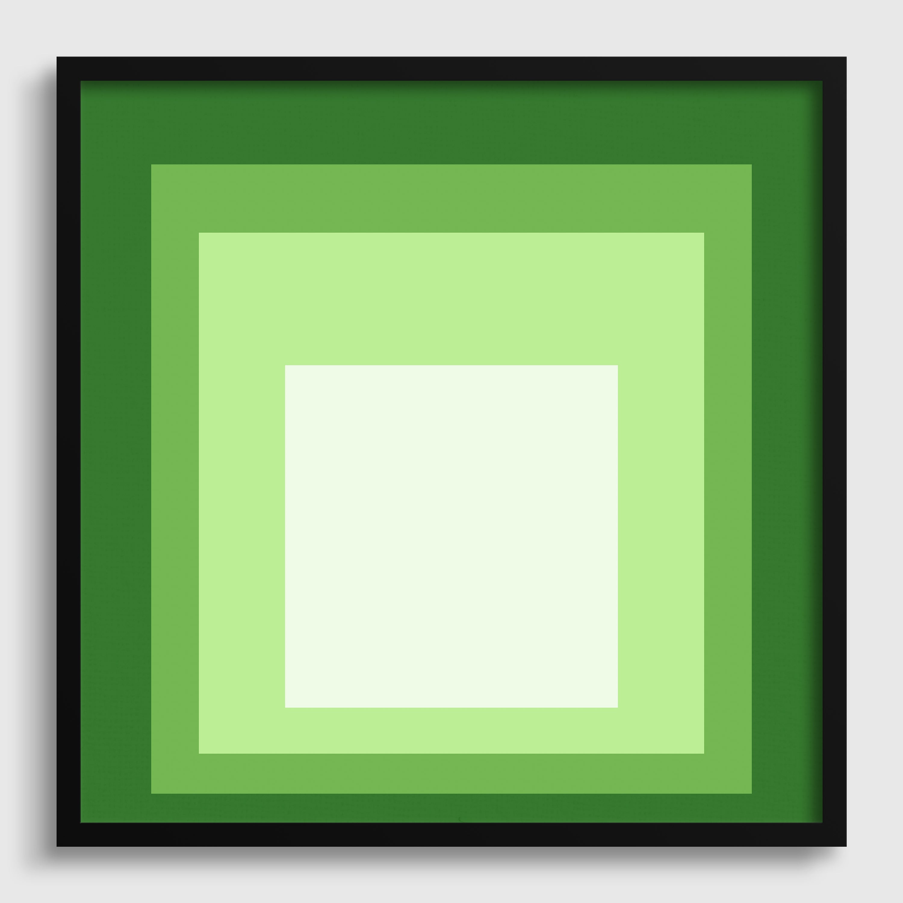 Josef Albers Inspired 'Homage to the Square' Giclée Print: Mid - Century Modern Art - 9ArtPrints