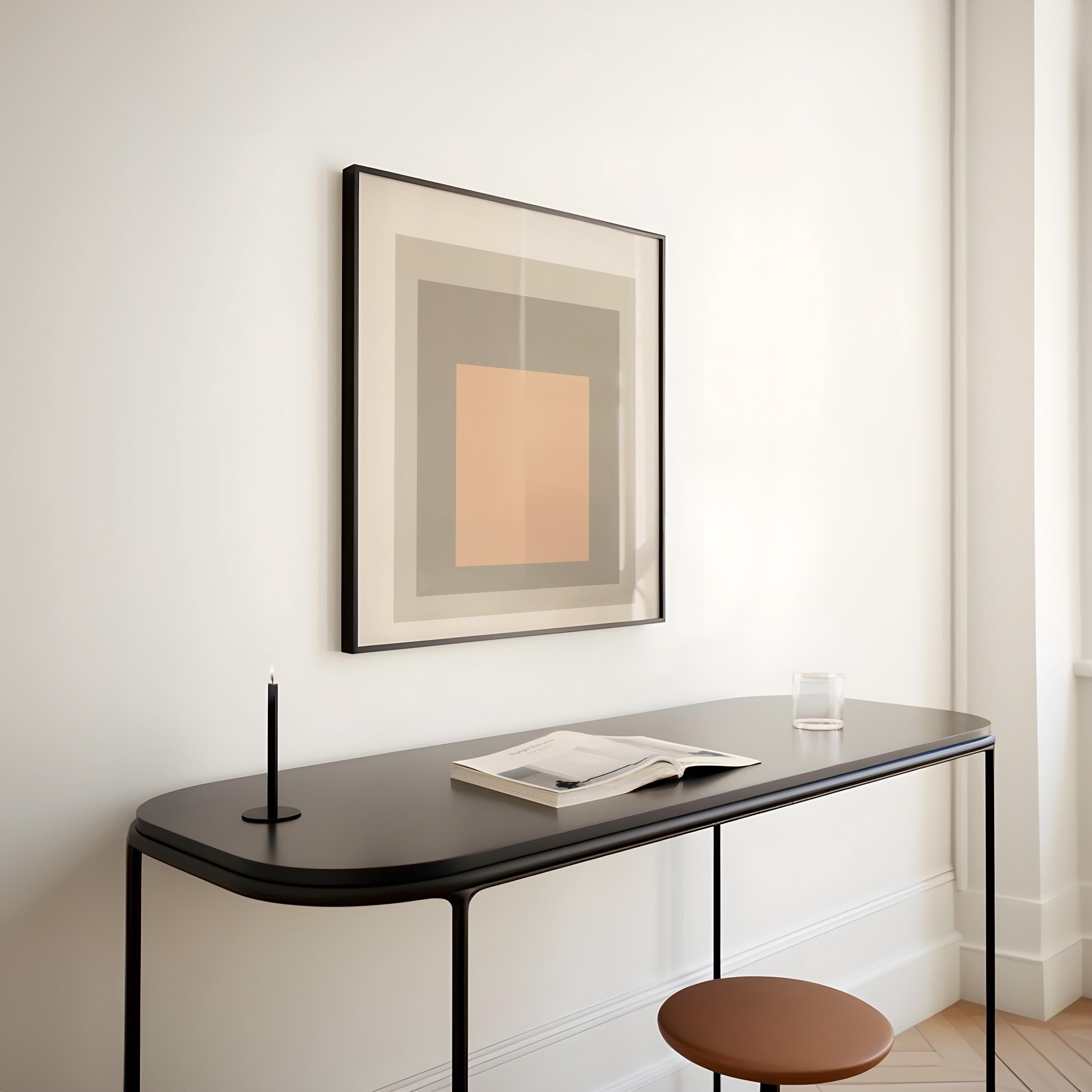 Josef Albers inspired 'Oaxaca' Giclée Print: Mid - Century Modern Homage to the Square (1x1) - 9ArtPrints