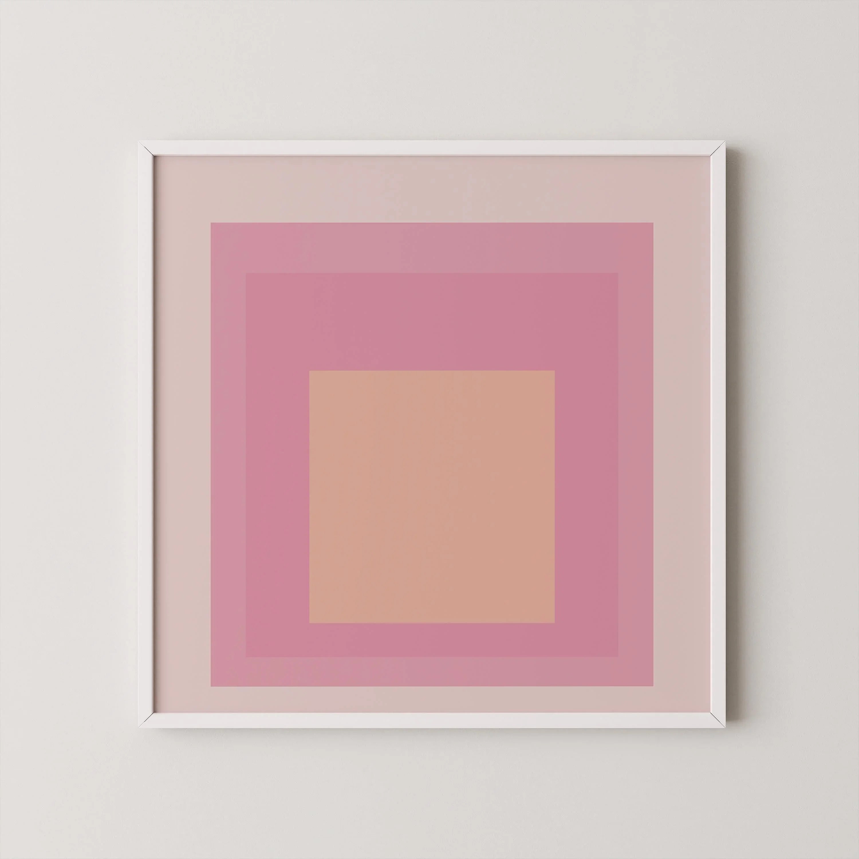 Josef Albers Inspired 'Patricia' Giclee Print: Mid - Century Modern Homage to the Square (1x1) - 9ArtPrints
