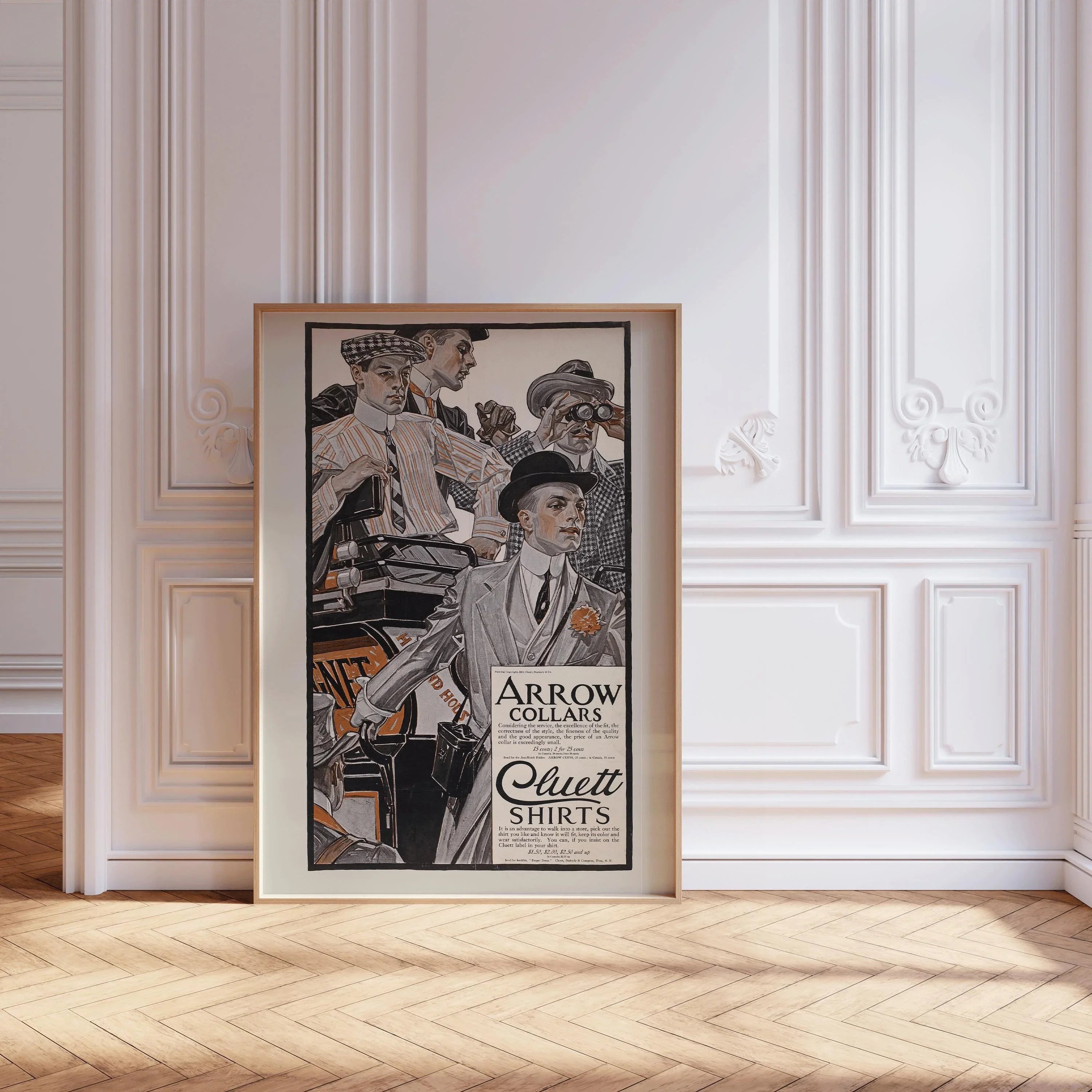 Joseph Leyendecker - Arrow Collars and Cluett Shirts Print – Vintage LGBTQ+ Art | Vintage Advertisement (available framed) - 9ArtPrints