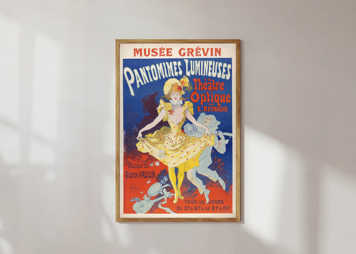 Jules Chéret — Pantomimes lumineuses | Vintage Poster Print