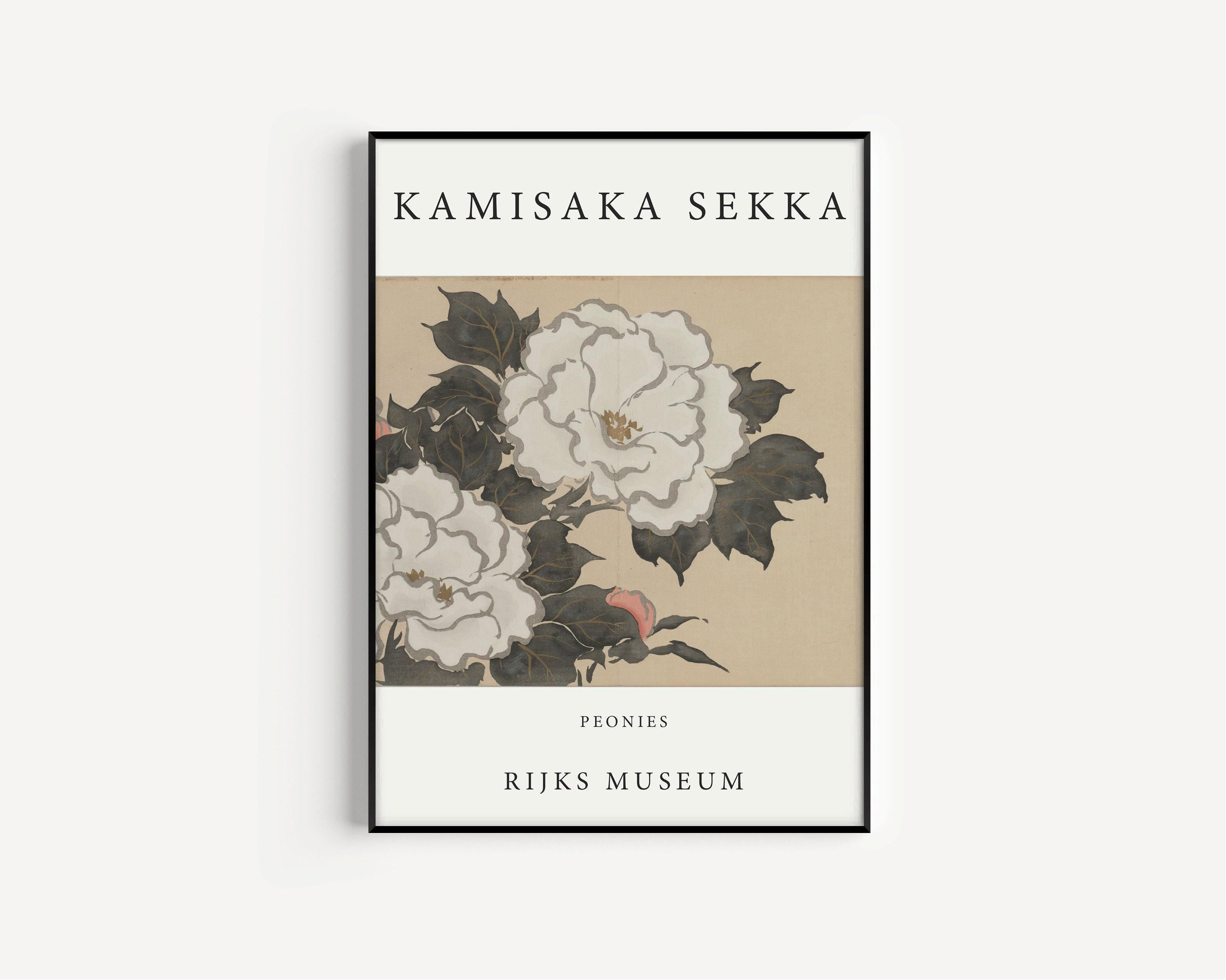 Kamisaka Sekka - Peonies | PRINT | Vintage Japanese Woodblock Art