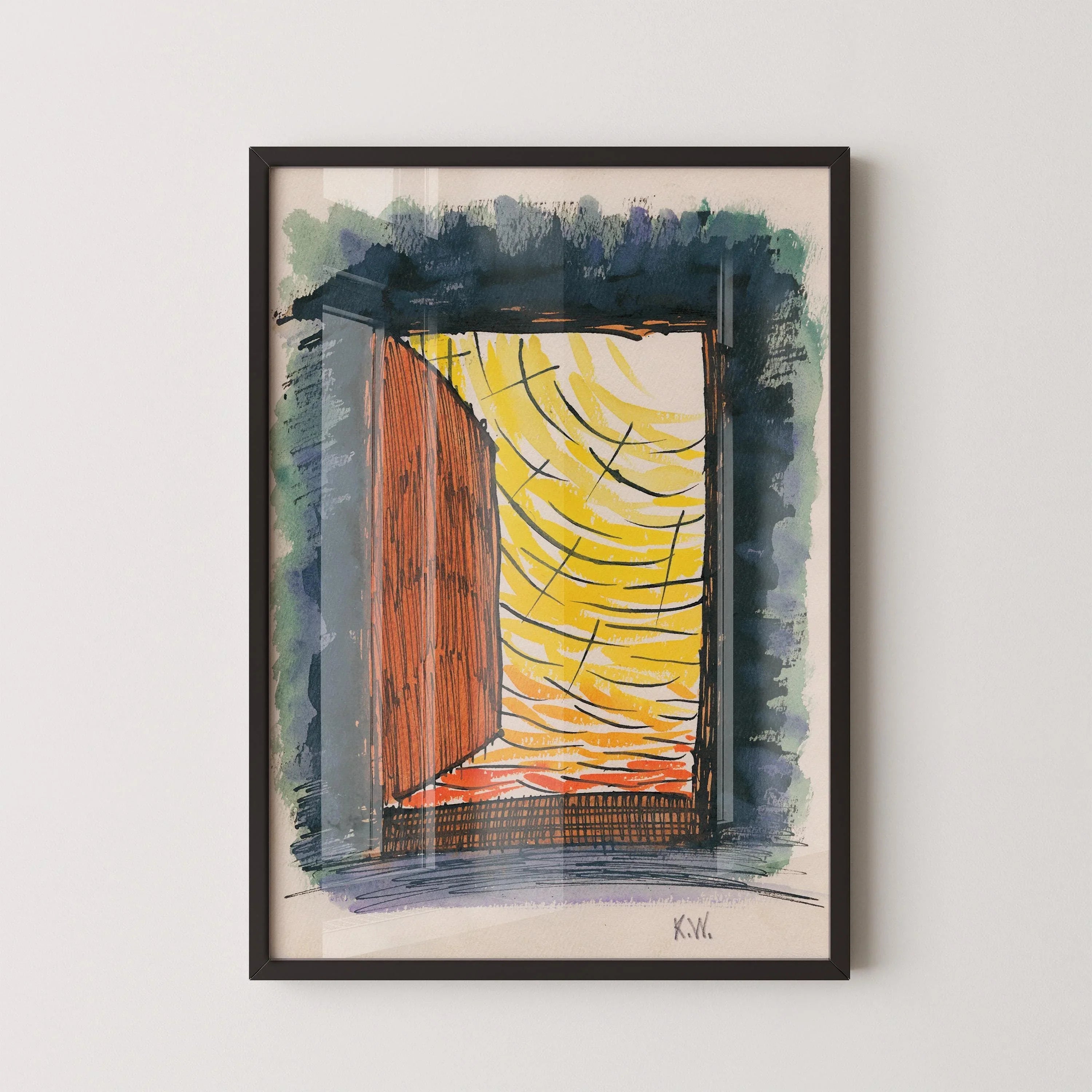 Karl Wiener - From My Life (50 Sheets) No. 13 | Modern Abstract Art