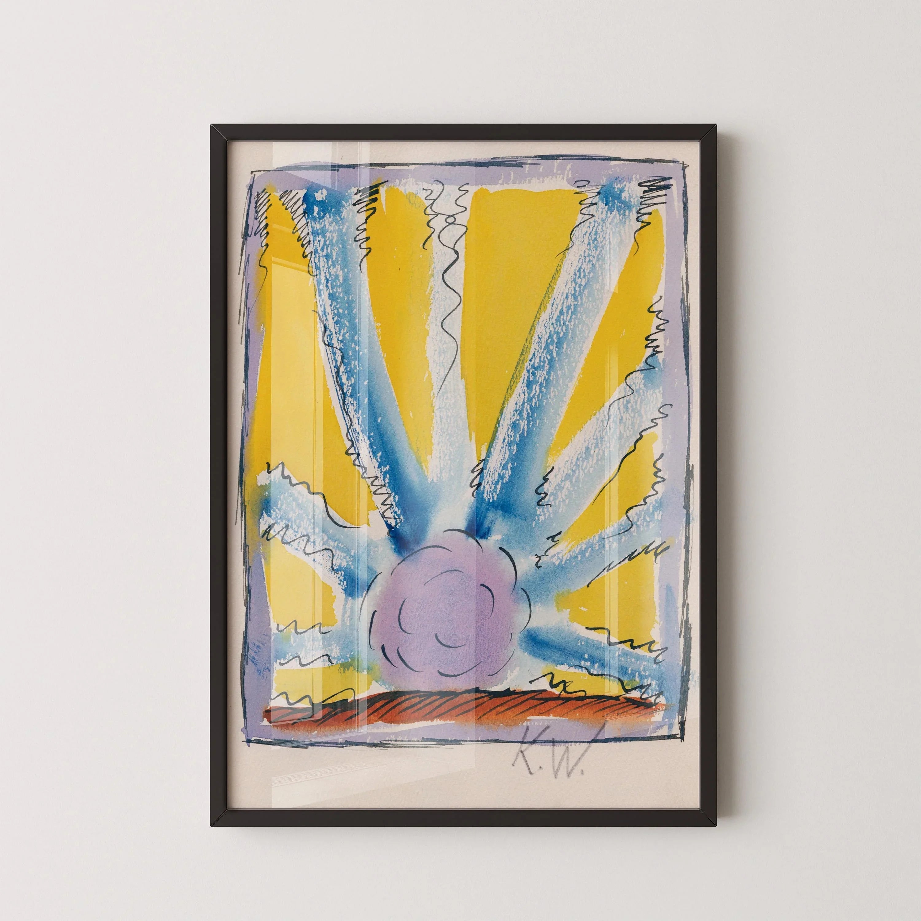 Karl Wiener - From My Life (50 Sheets) No. 14 | Modern Abstract Art