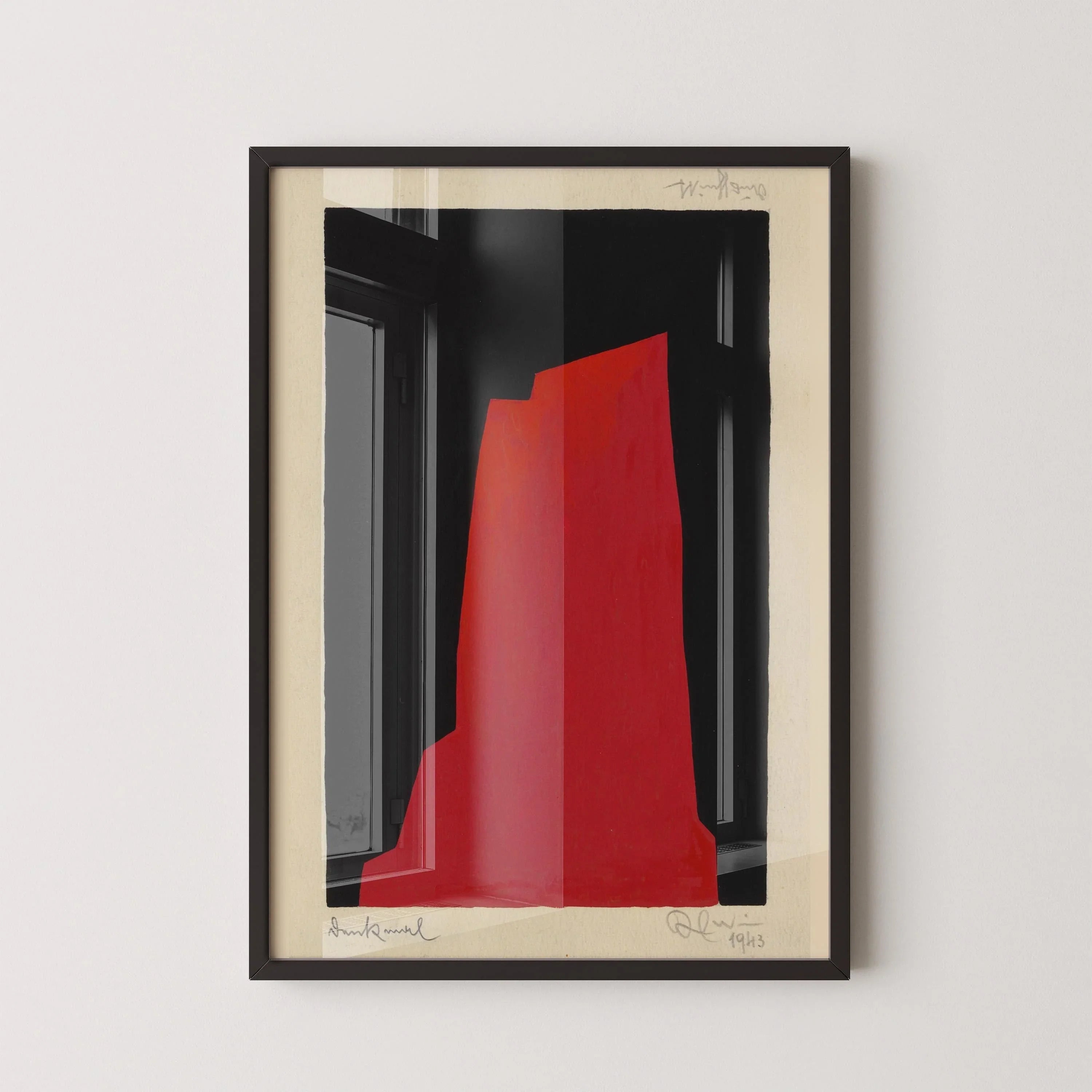 Karl Wiener - Monument | Modern Abstract Art (available handframed or unframed) - 9ArtPrints