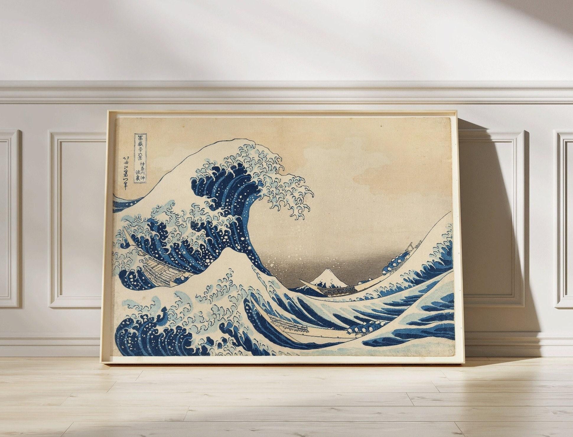 Katsushika Hokusai - Great Wave Off Kanagawa | PRINT | Famous Japanese Woodblock Art