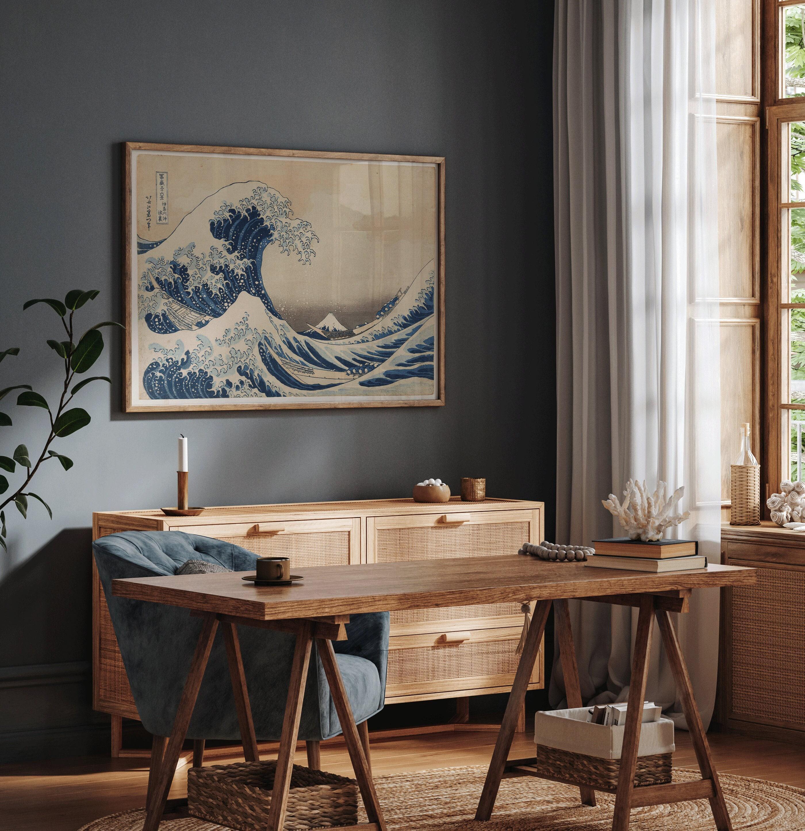 Katsushika Hokusai - Great Wave Off Kanagawa | PRINT | Famous Japanese Woodblock Art (available handframed or unframed) - 9ArtPrints