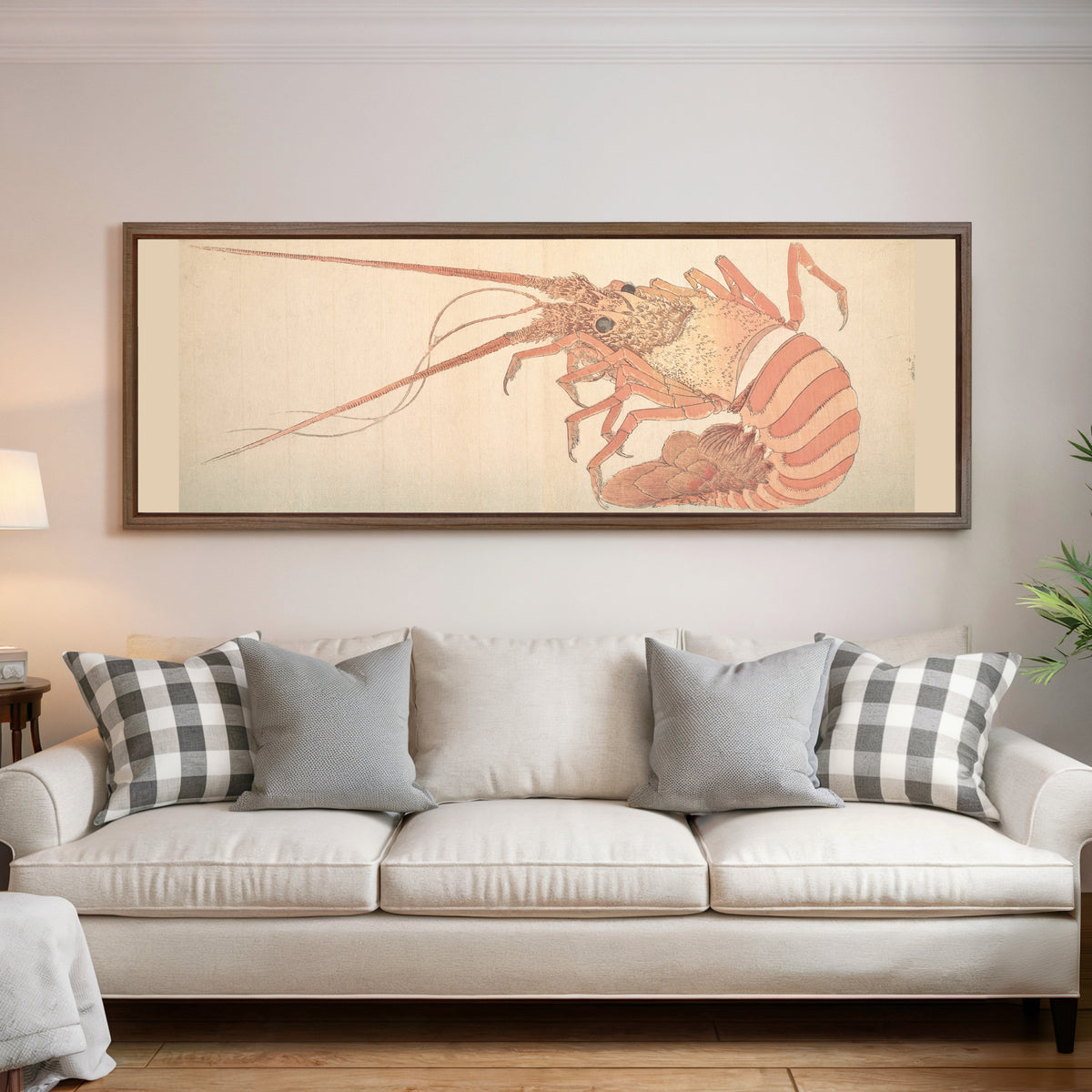 Katsushika Hokusai — Large Lobster | Japanese Woodblock Print (Ukiyo-e)