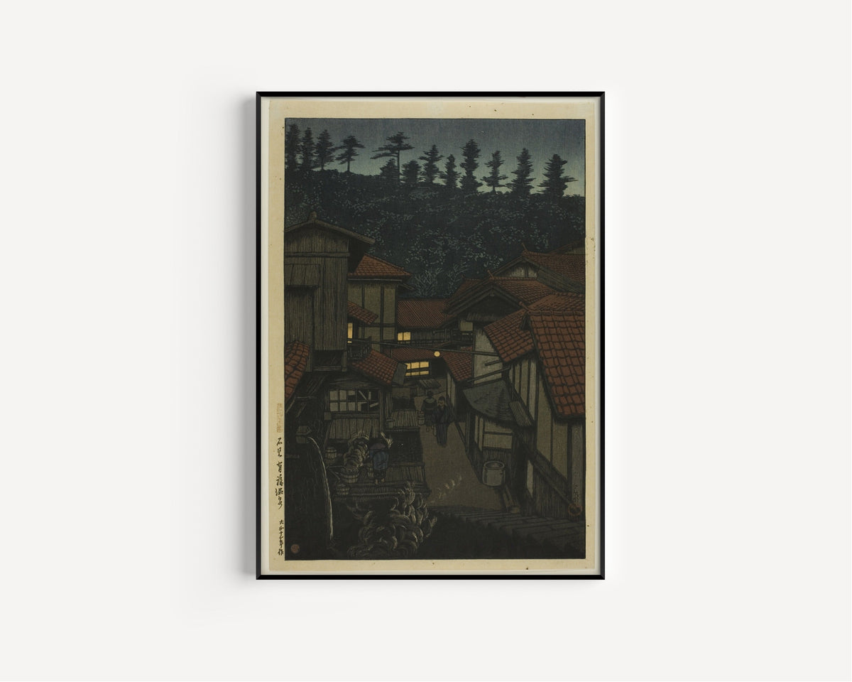 Kawase Hasui — Arifuku Spa, Iwami | Japanese Woodblock Print (Shin Hanga) - 9ArtPrints
