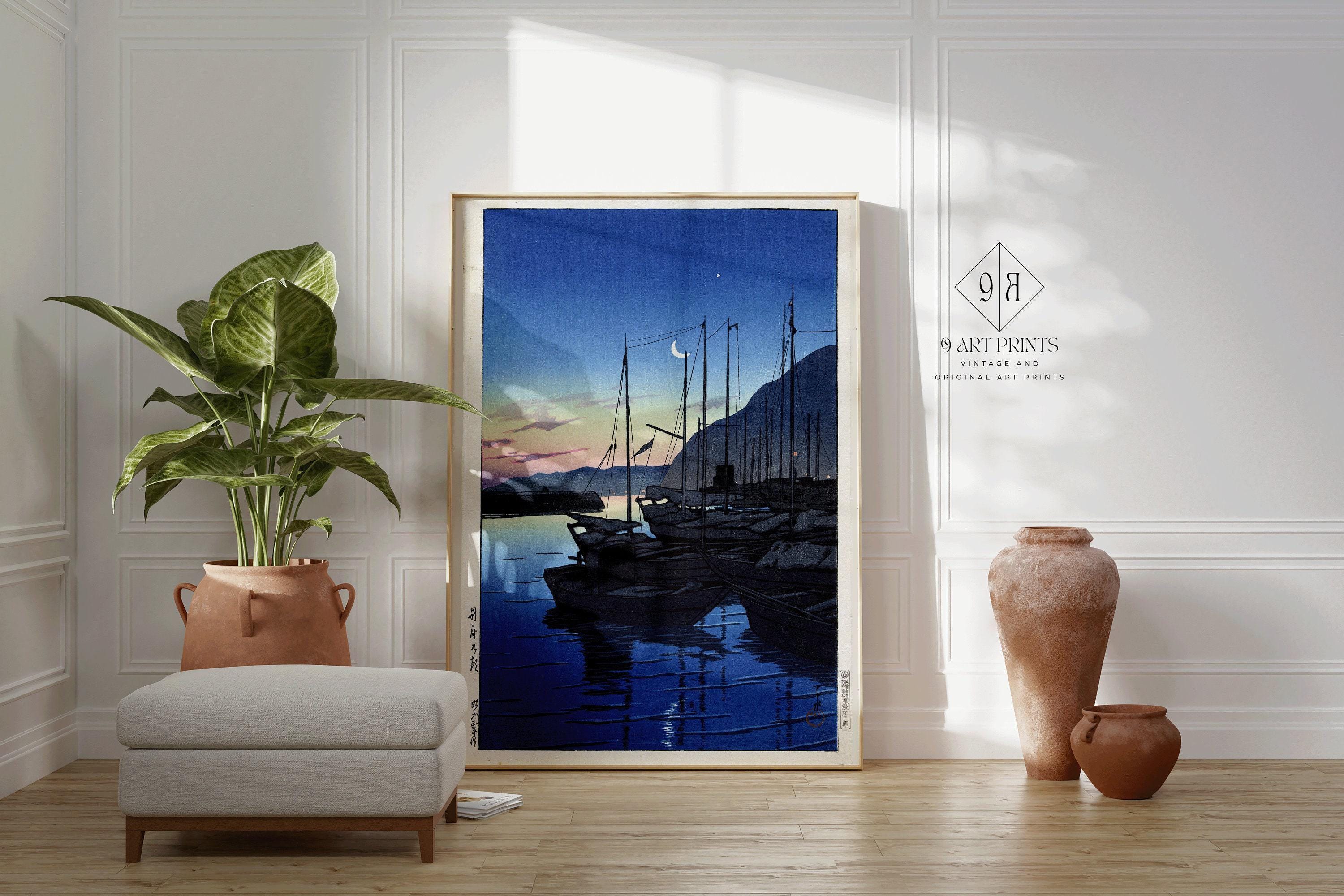 Kawase Hasui - Beppu Morning Giclee Print: Vintage Japanese Woodcut - 9ArtPrints