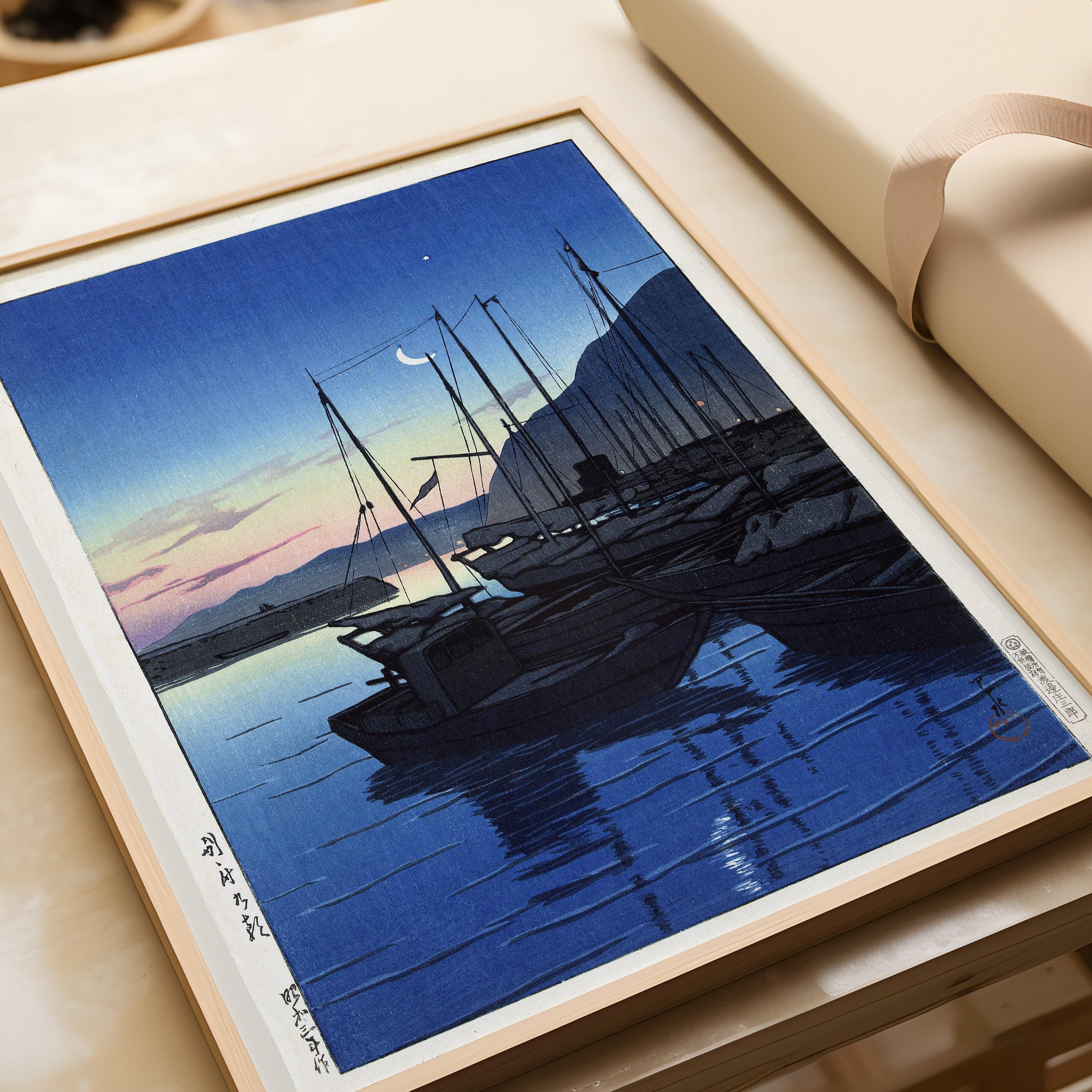 Kawase Hasui - Beppu Morning Giclee Print: Vintage Japanese Woodcut - 9ArtPrints