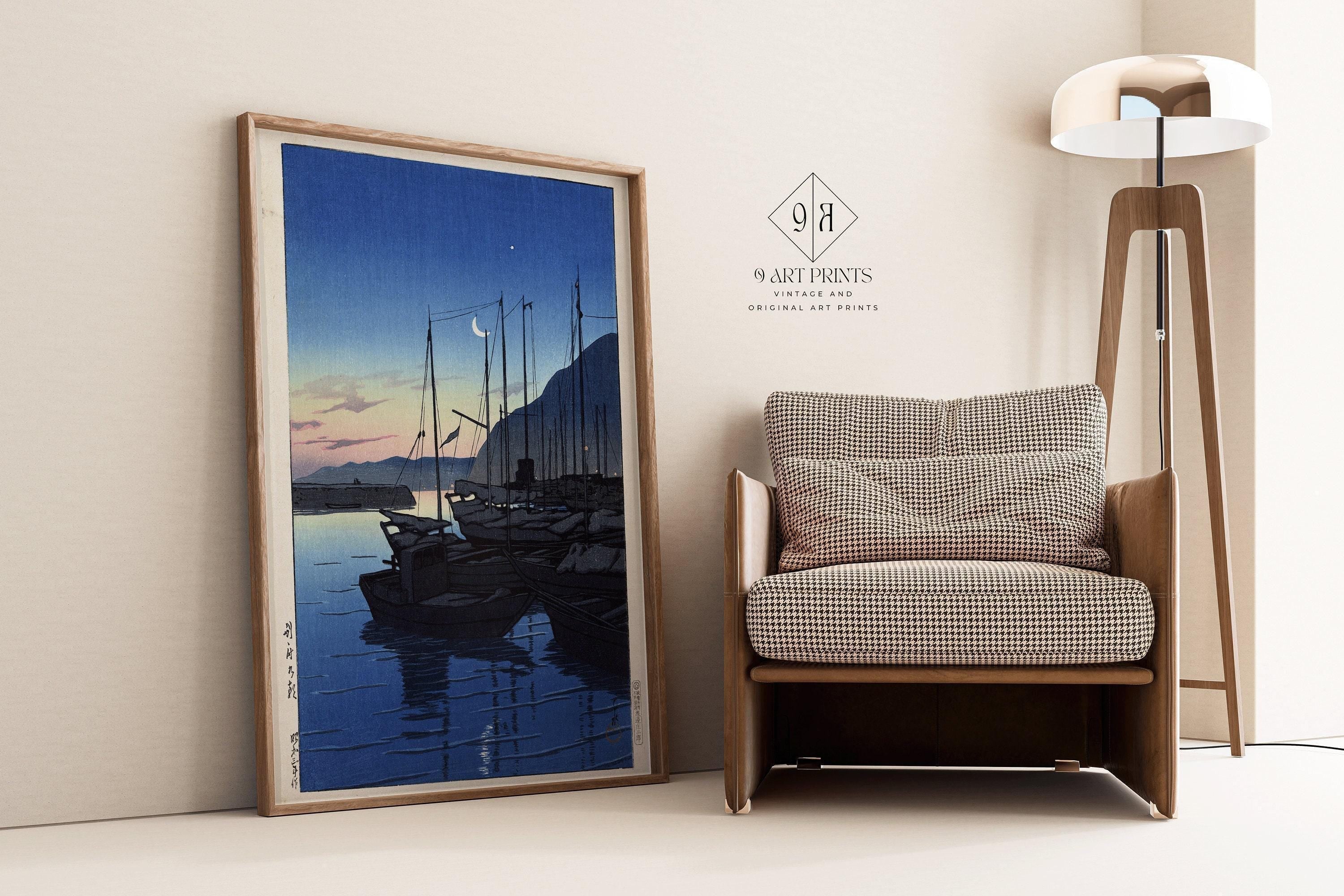 Kawase Hasui - Beppu Morning Giclee Print: Vintage Japanese Woodcut - 9ArtPrints