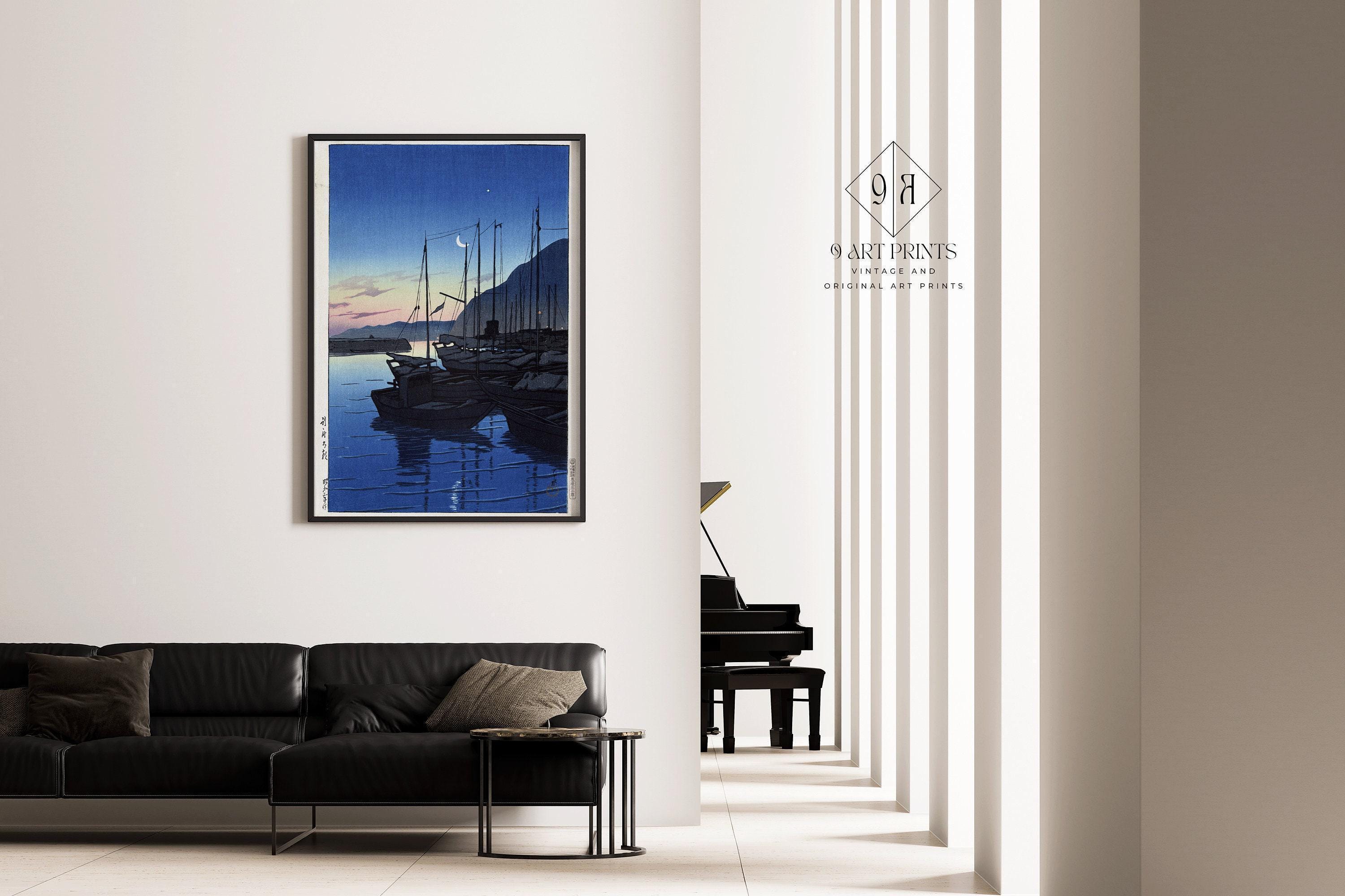 Kawase Hasui - Beppu Morning Giclee Print: Vintage Japanese Woodcut - 9ArtPrints