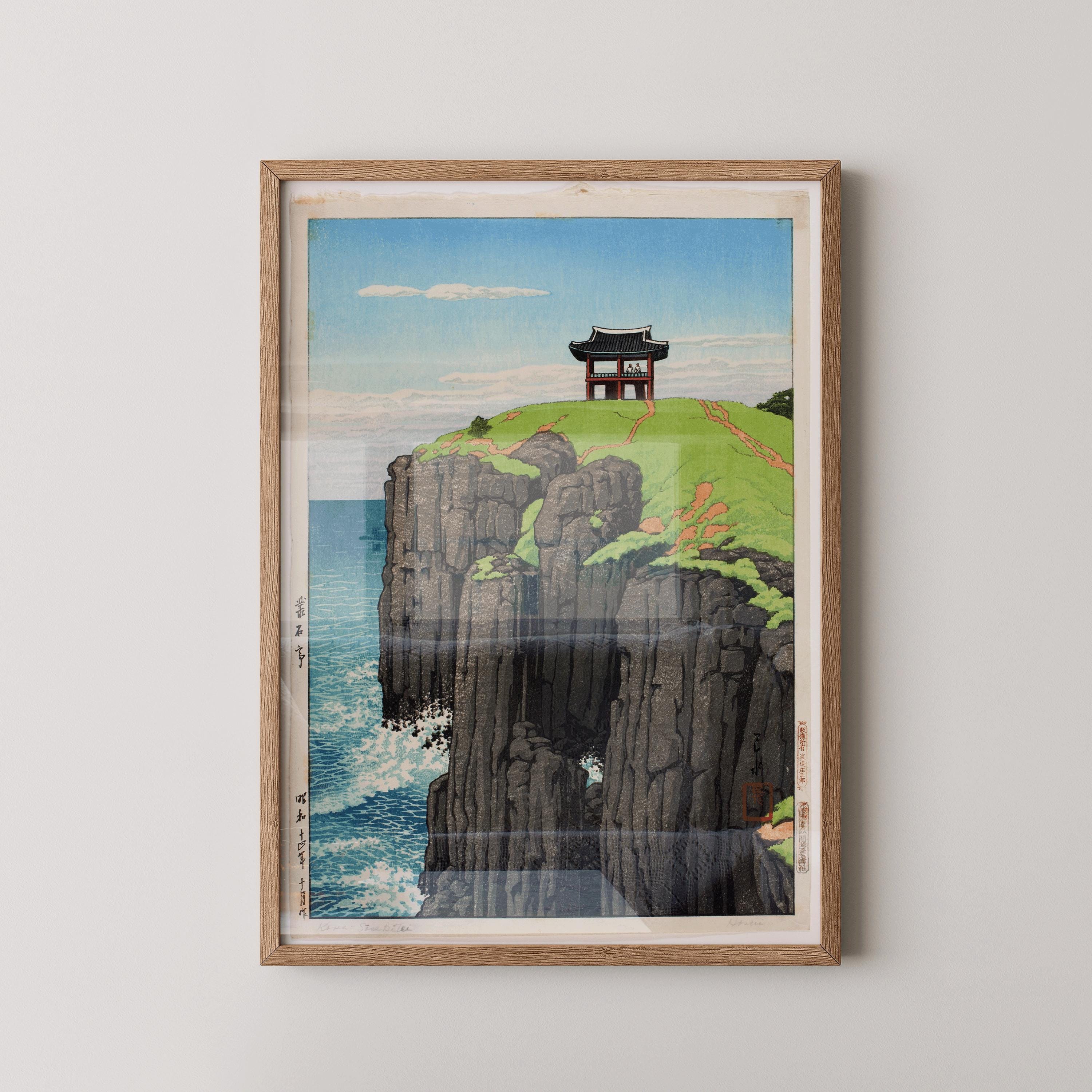 Kawase Hasui - Chongsokjong Kyongju from Eight Views of Korea | PREMIUM GICLÉE PRINT | Vintage Japanese Woodblock Art available framed - 9ArtPrints